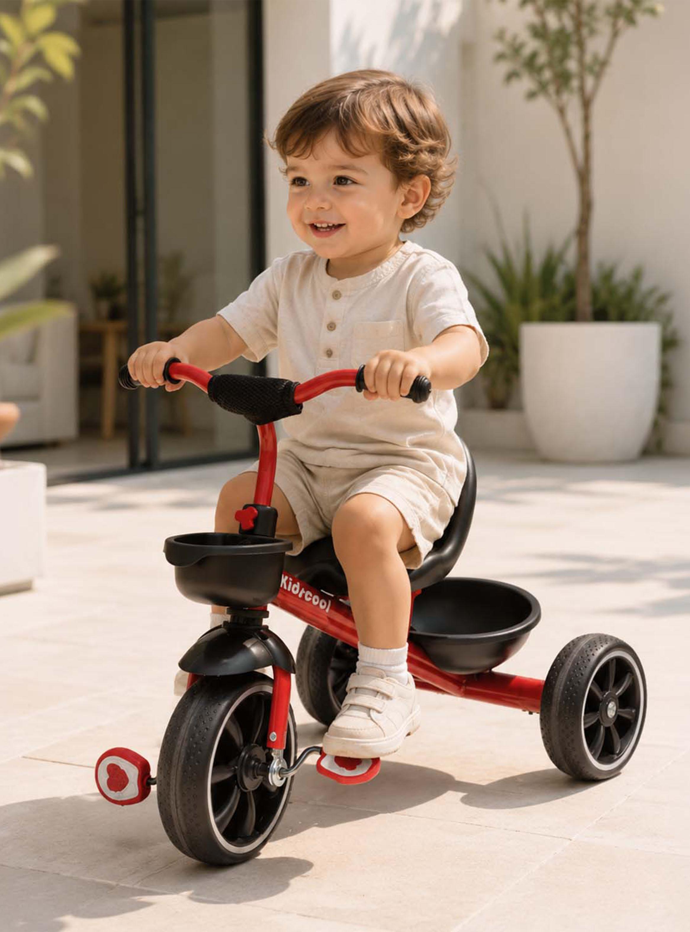 Triciclo con Canasto Classic New Rojo-3