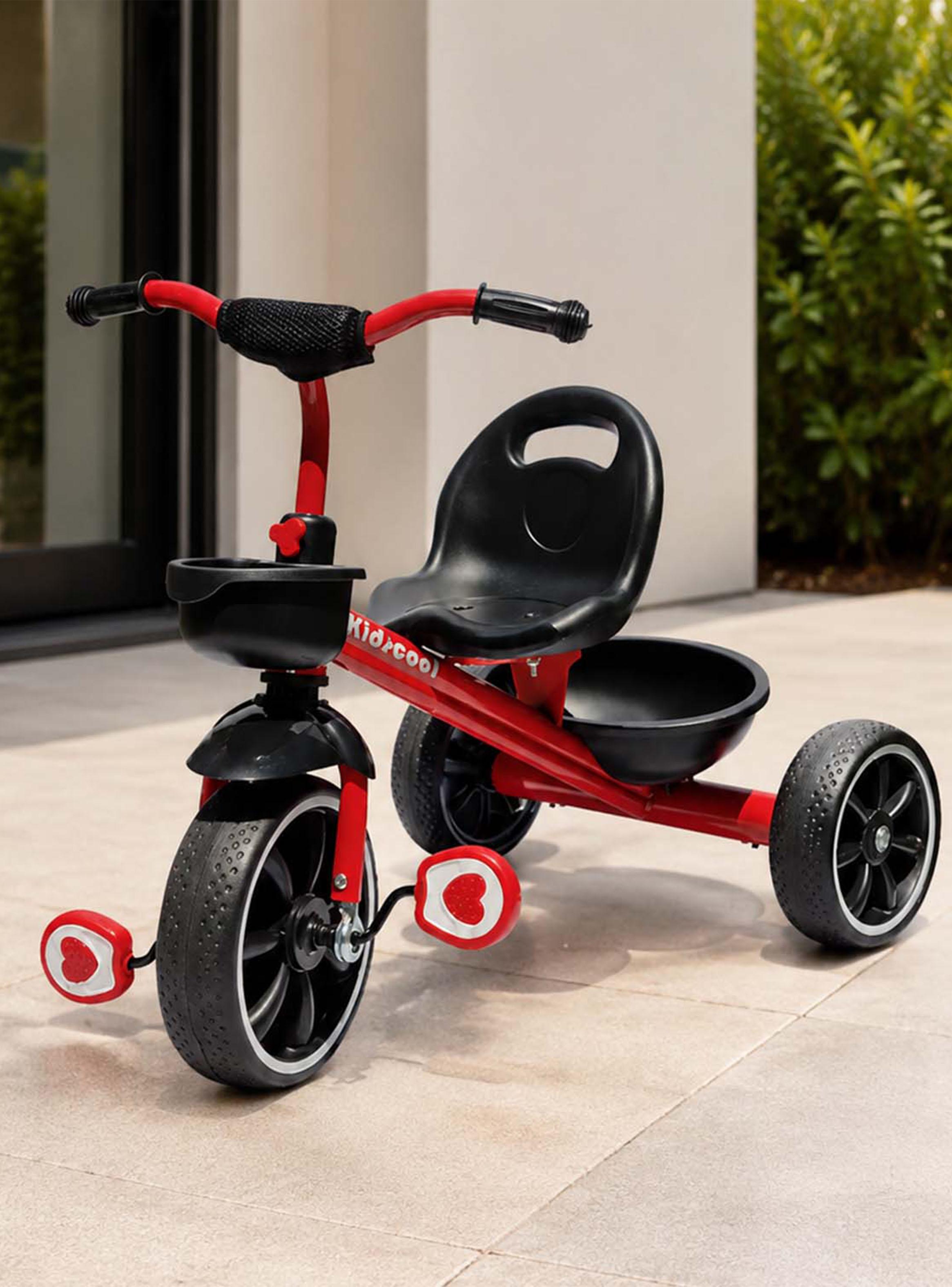 Triciclo con Canasto Classic New Rojo-4
