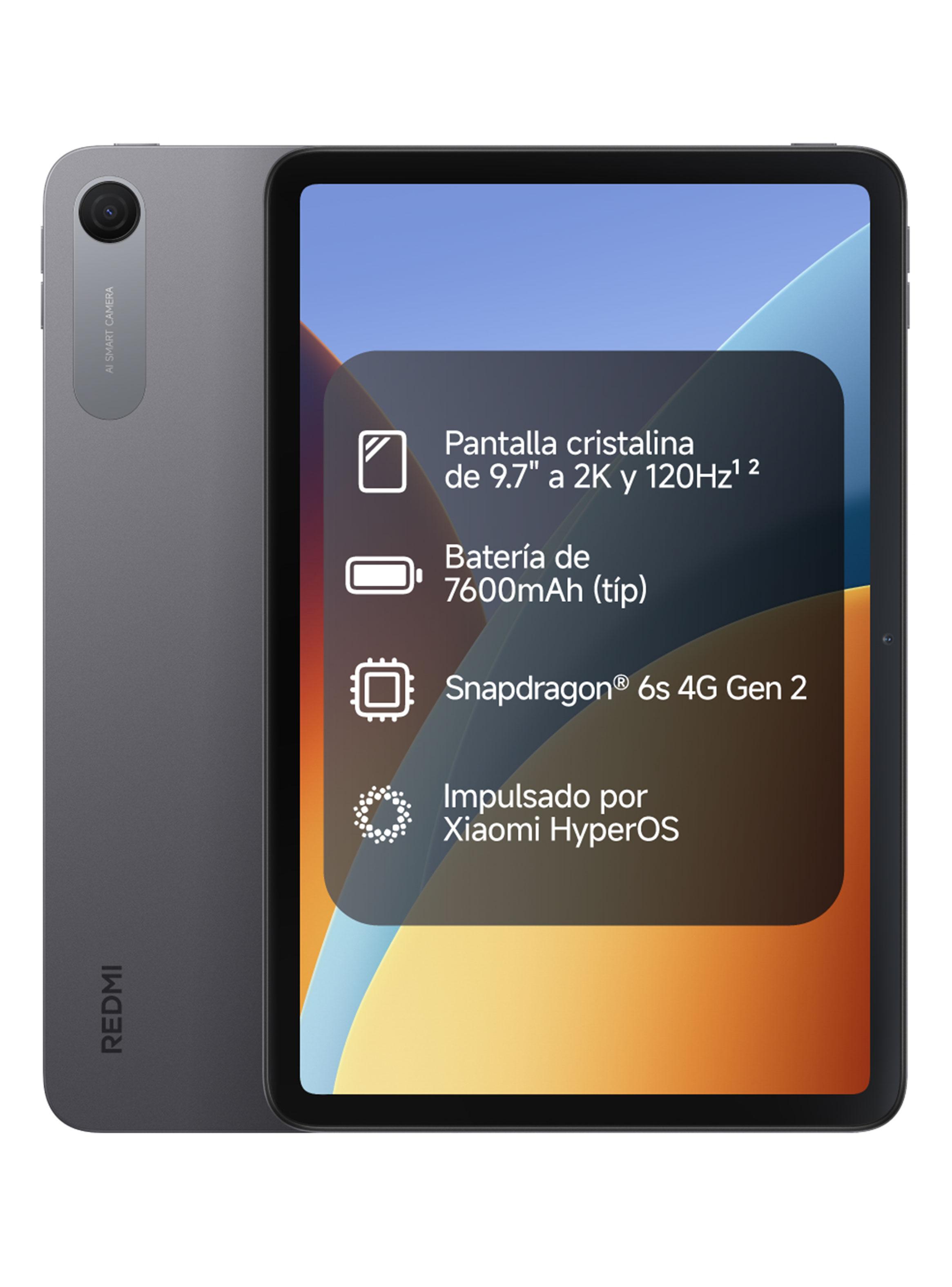 Tablet Redmi Pad 4GB RAM 64GB UFS 2.2 9.7'' 120Hz Gris + Audífonos-1