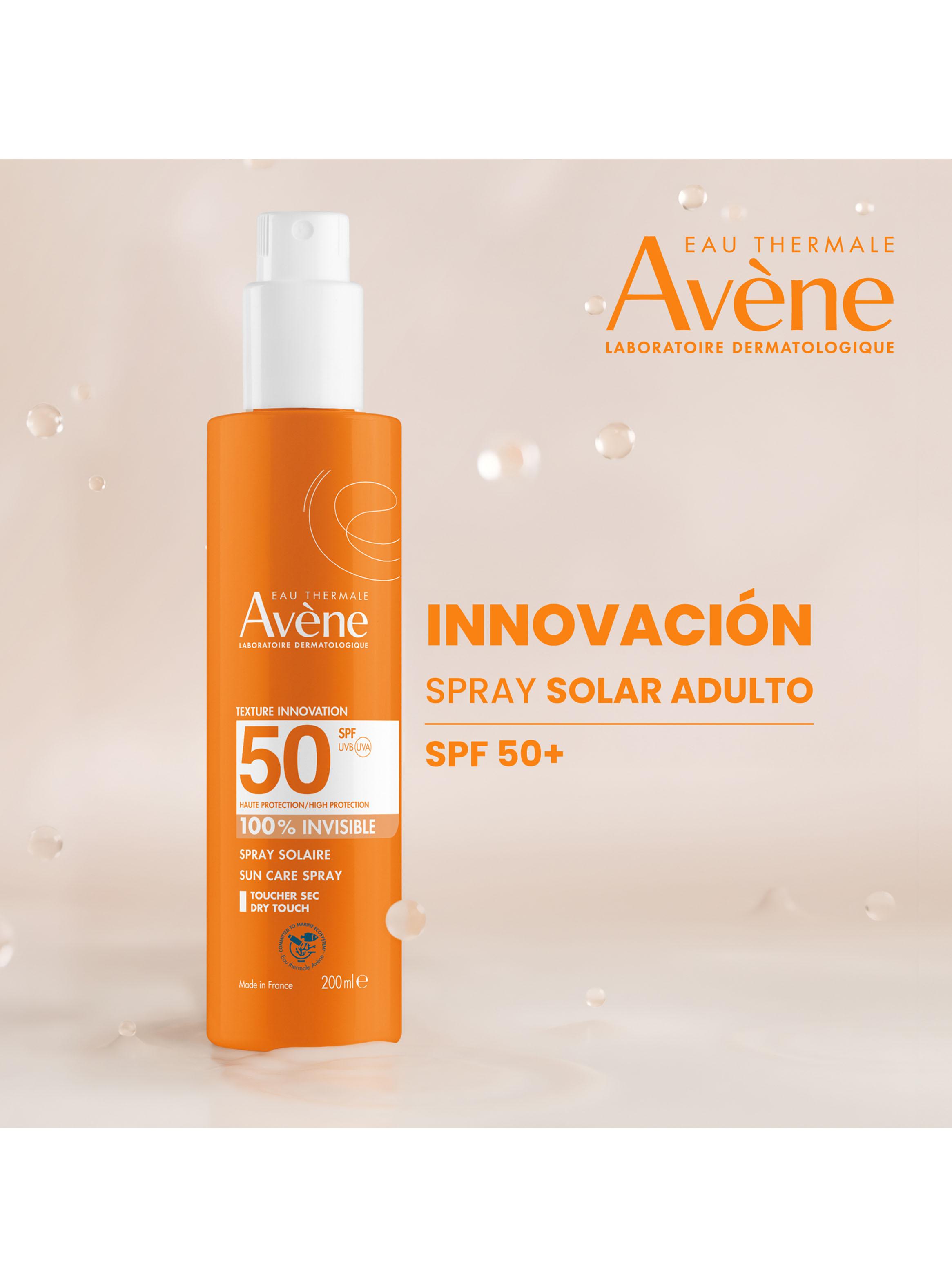 Protector Solar Spray Adulto Rostro y Cuerpo SPF50+ Invisible 200 ml-3