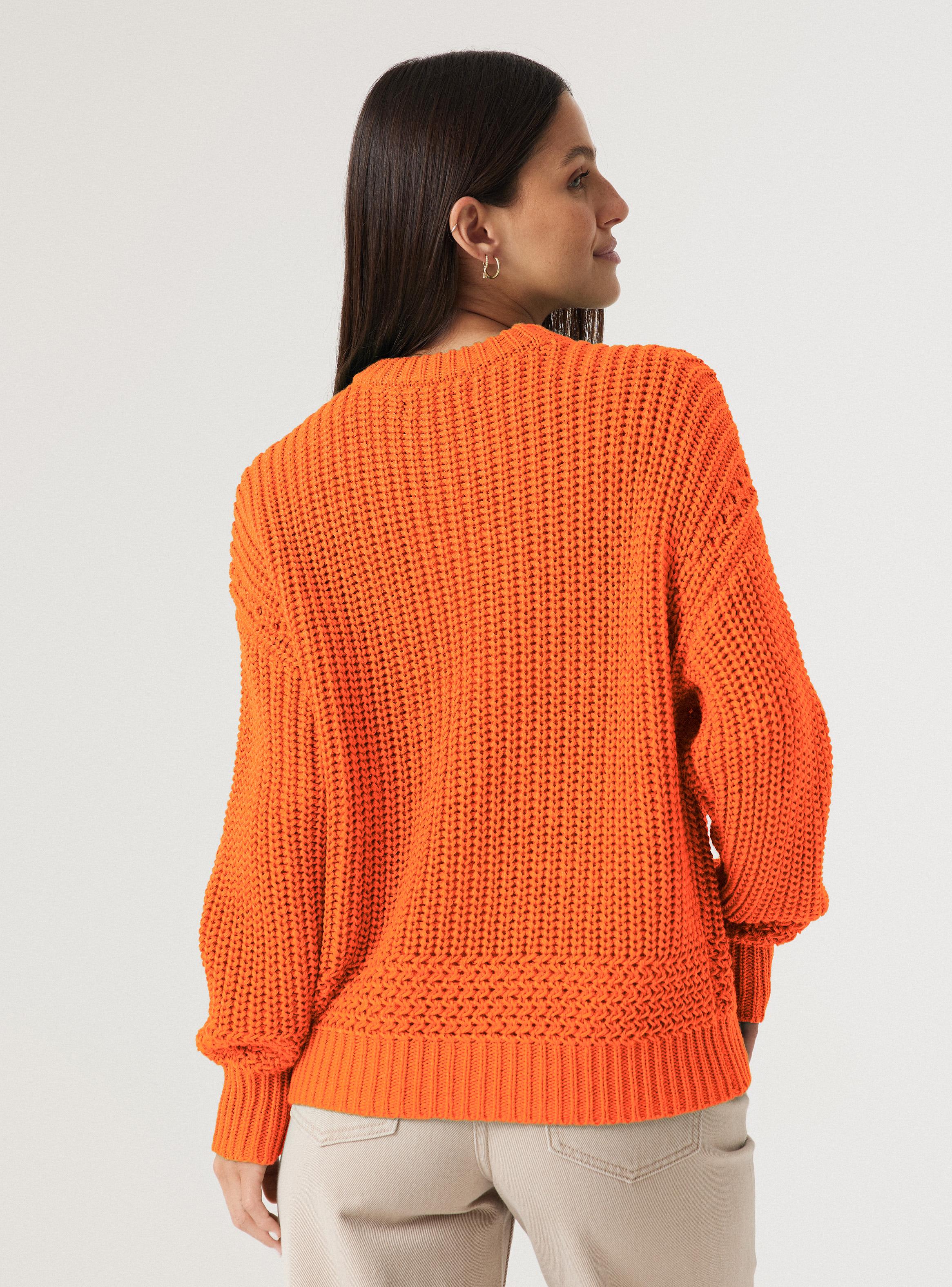 Sweater Cuello Redondo Detalle Punto-1