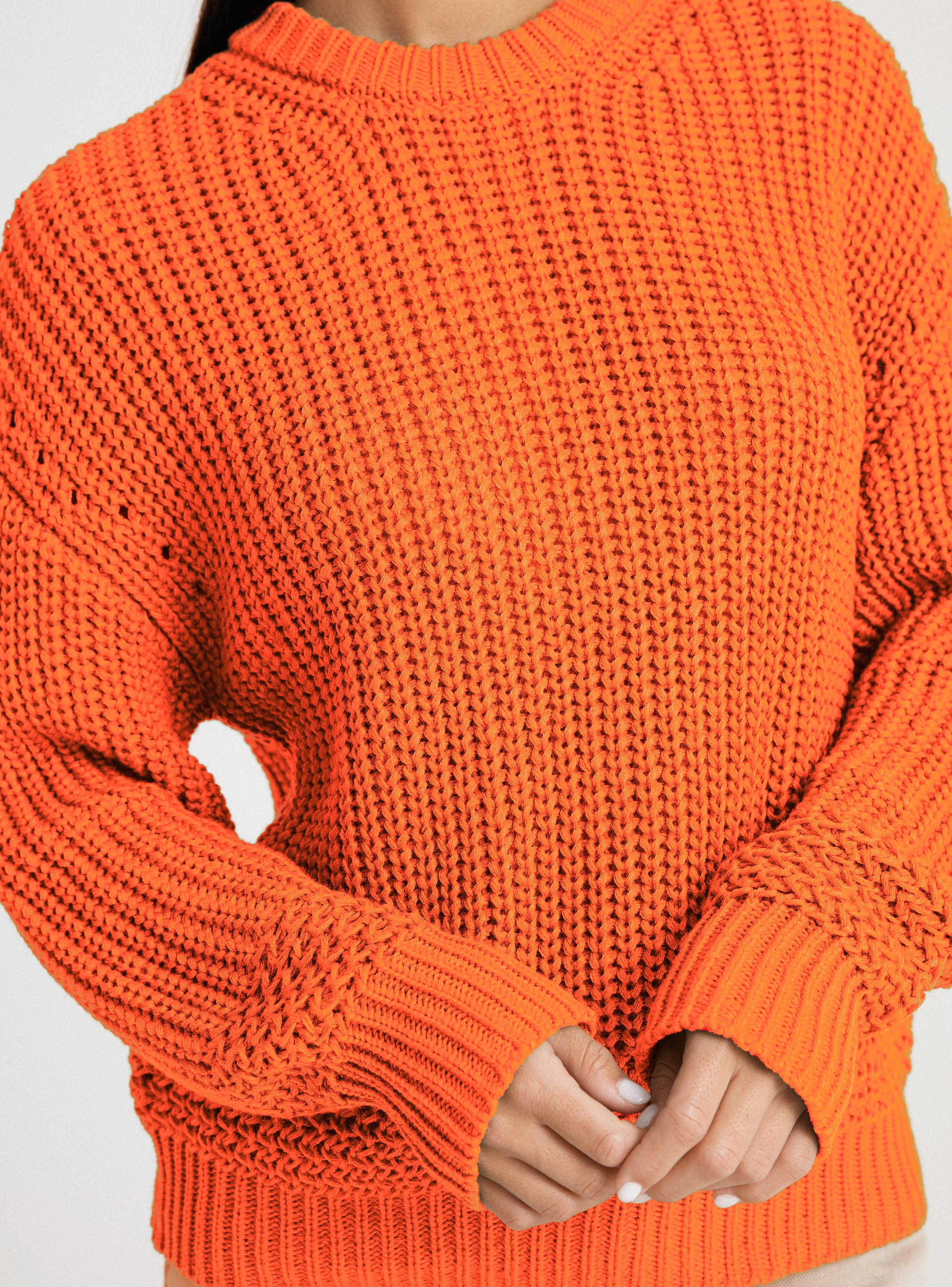 Sweater Cuello Redondo Detalle Punto-3