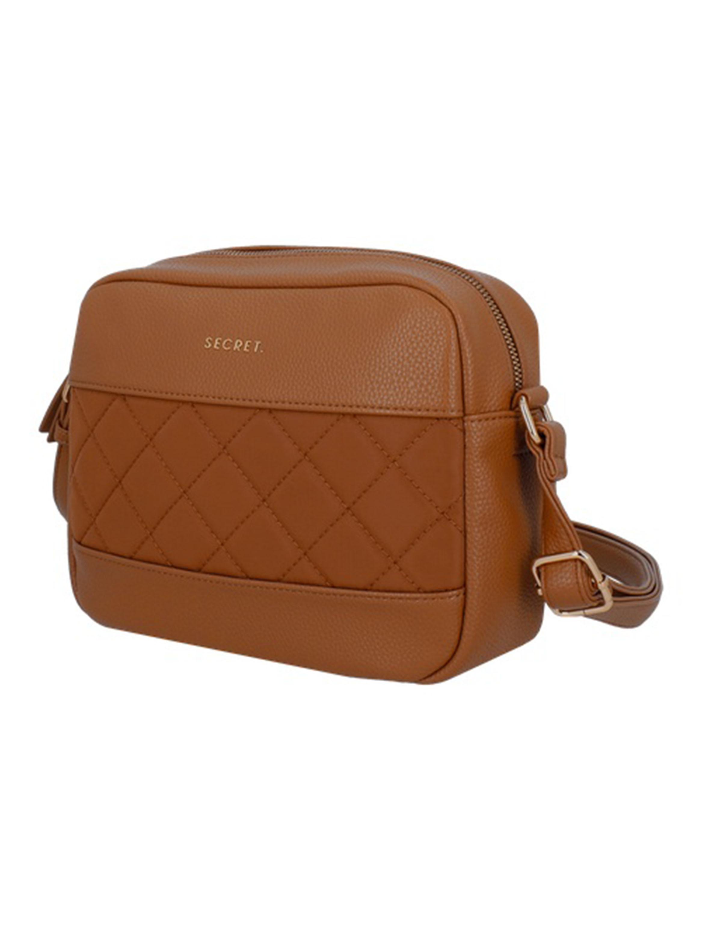 Cartera Bandolera Aspen SC7 Café Pequeña-2