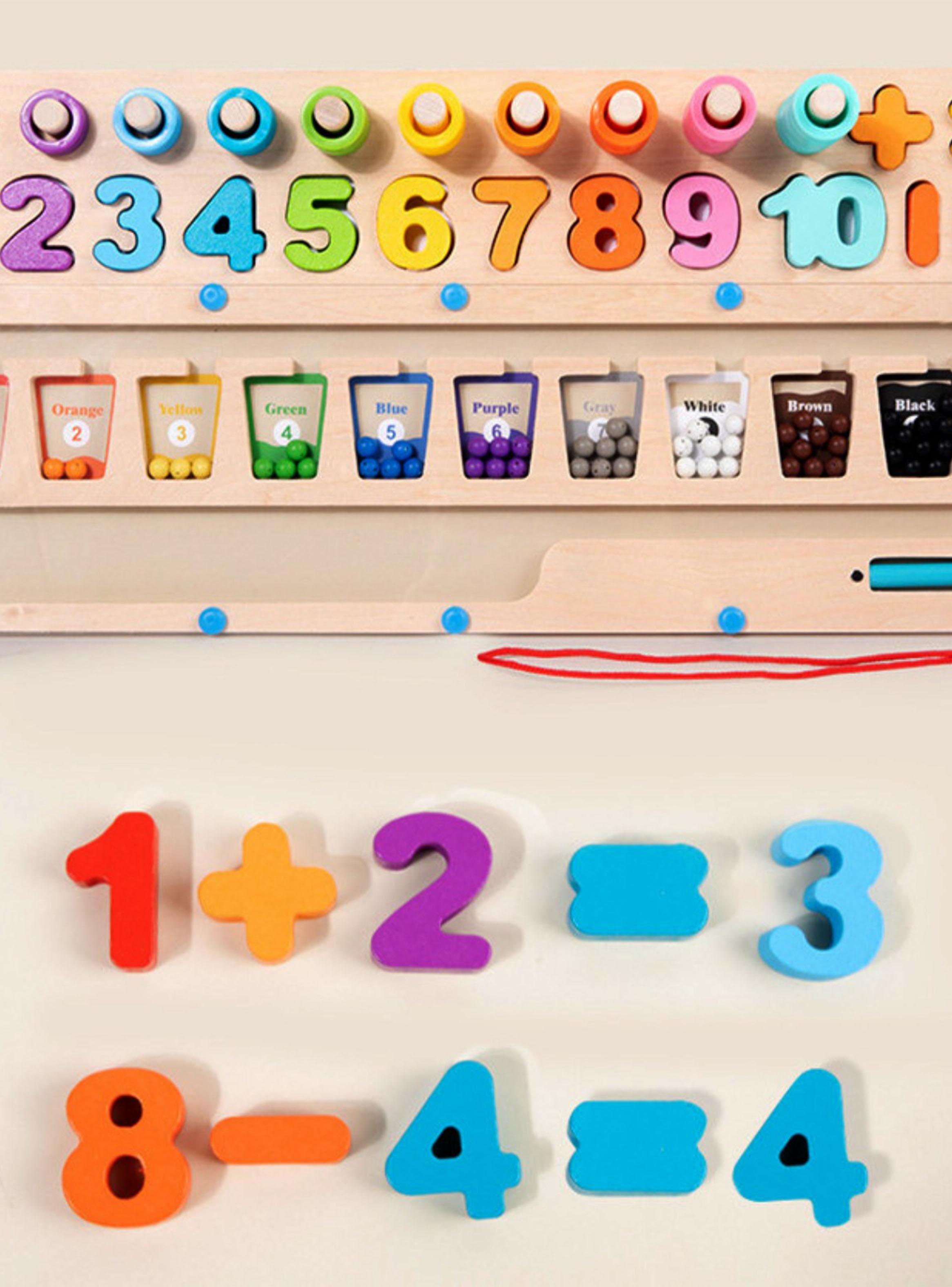 Juguete Encaje Didáctico Tablero 3x1 Actividades Montessori-4