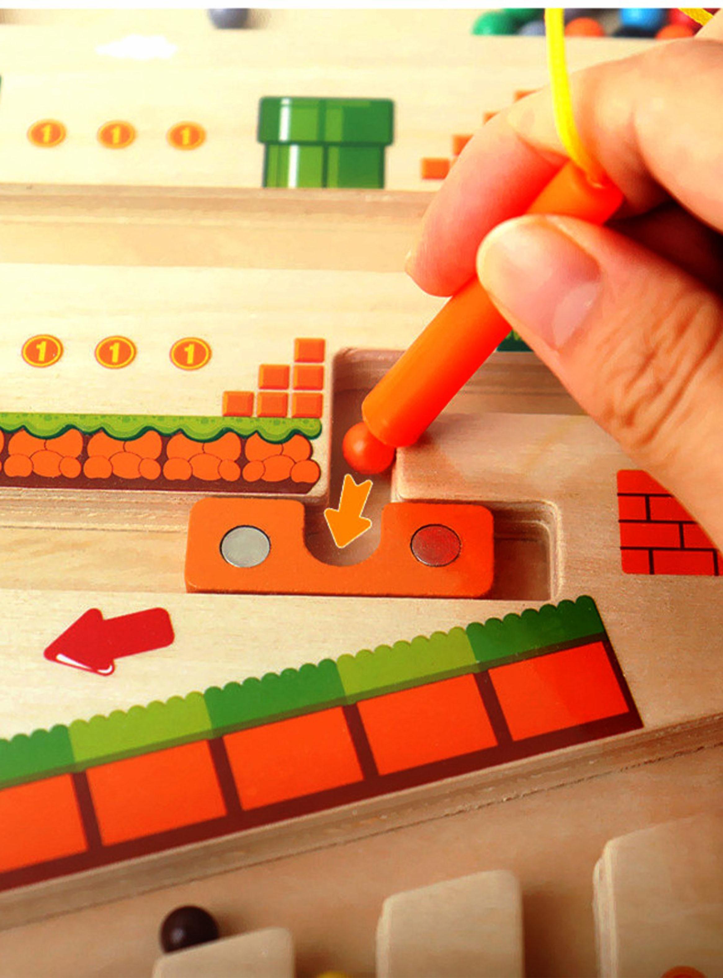 Juguete de Encaje Didáctico Laberinto Numérico Montessori-3