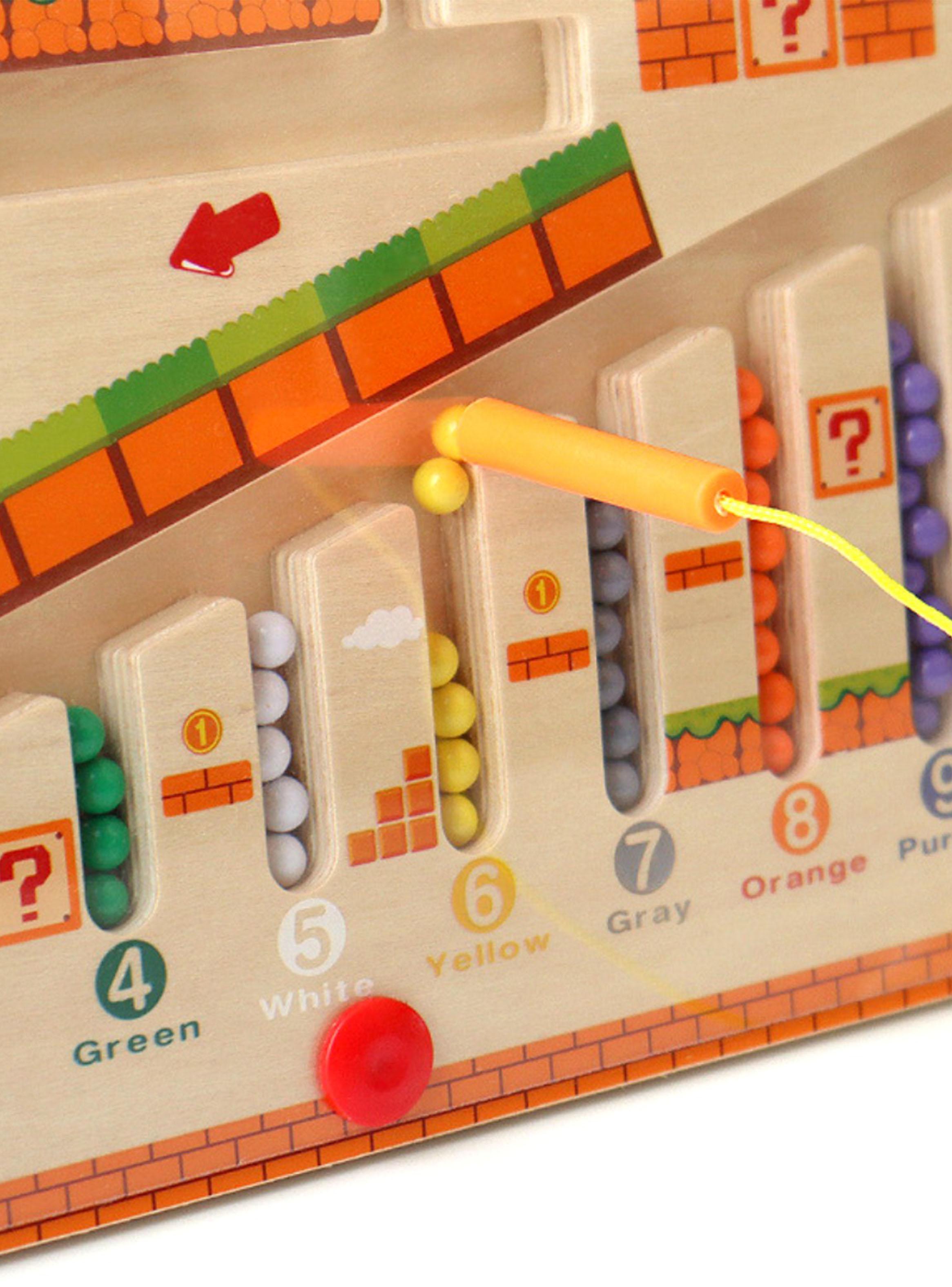 Juguete de Encaje Didáctico Laberinto Numérico Montessori-2