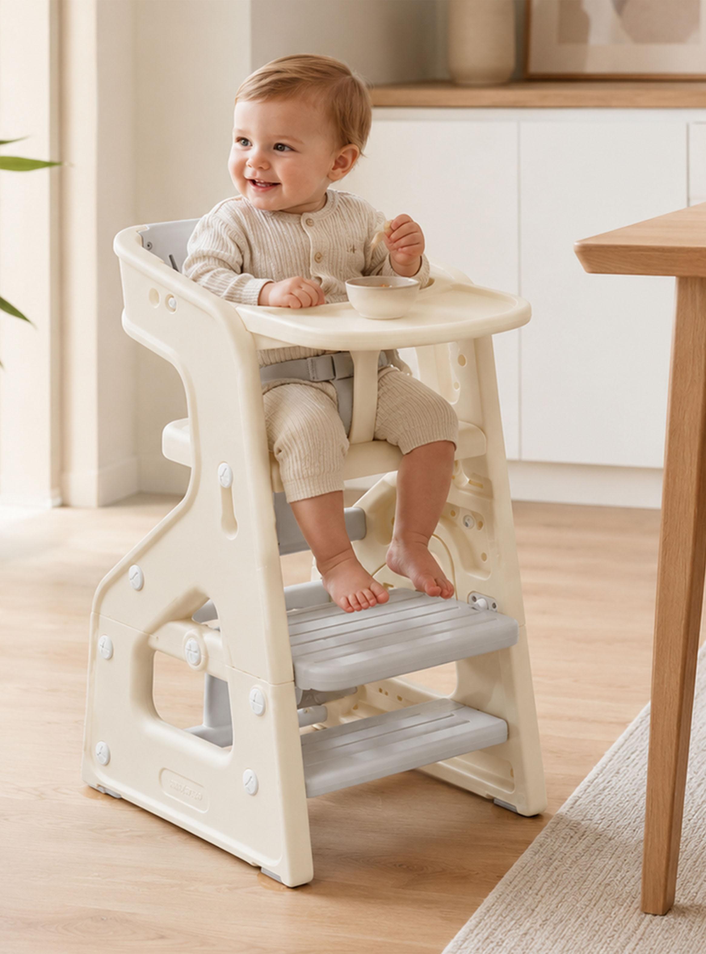 Silla de Comer Crecimiento Evolutiva Infantil 3 en 1-4