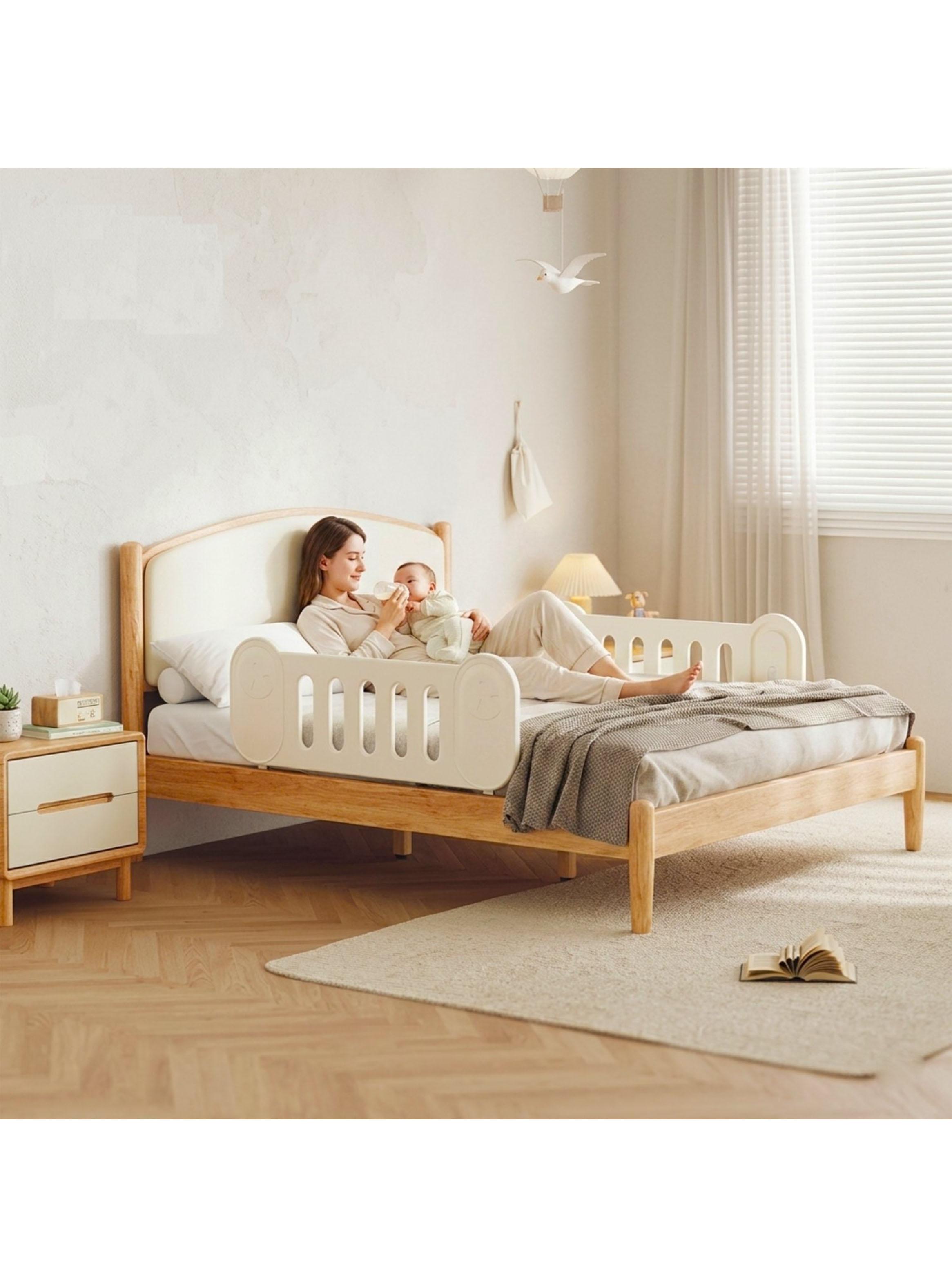 Baranda de Cama Infantil Fija Protectora Anticaídas Plástico-4