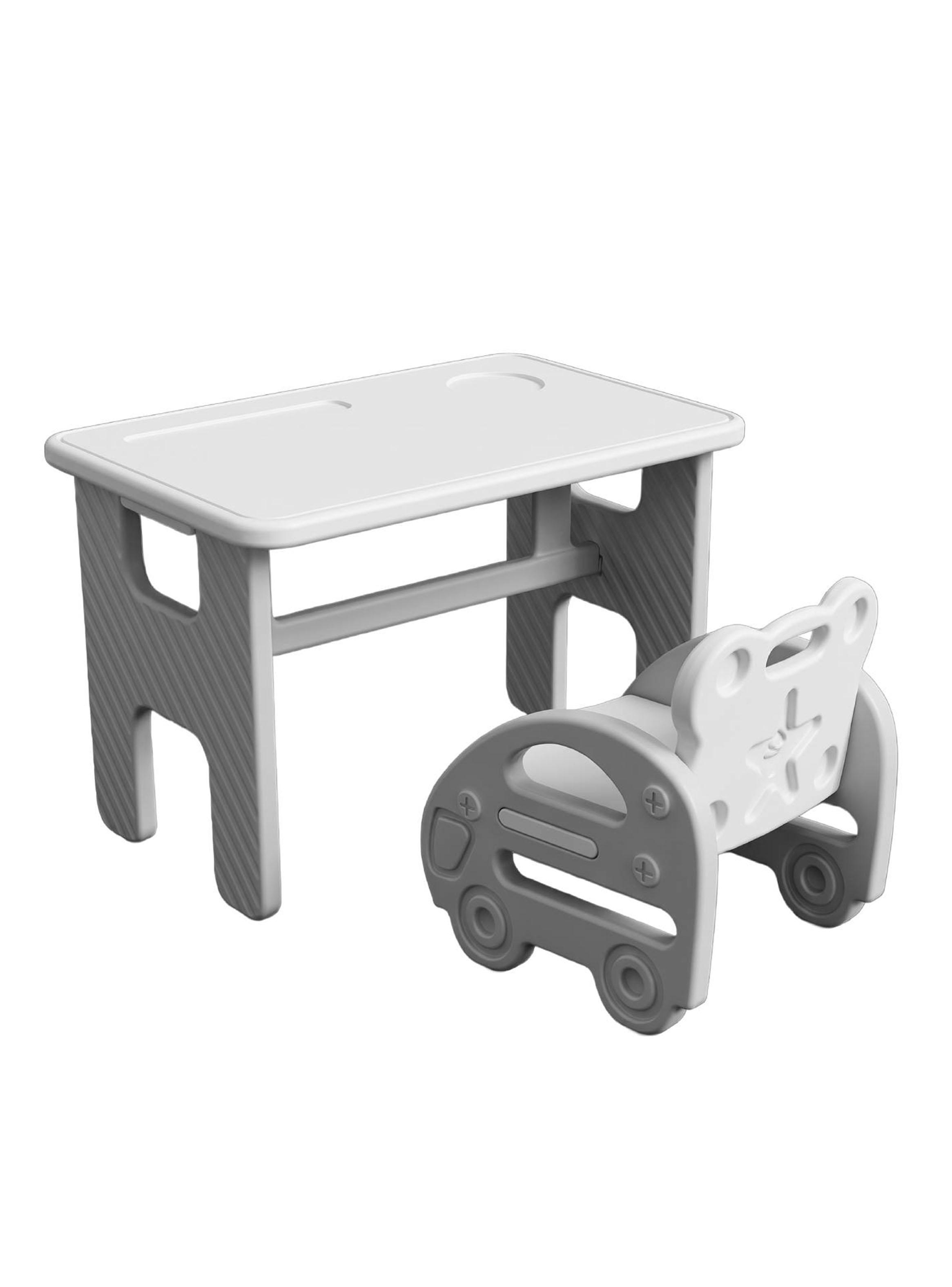 Set de Mesa Infantil Plegable con Silla Bus Plástico-0
