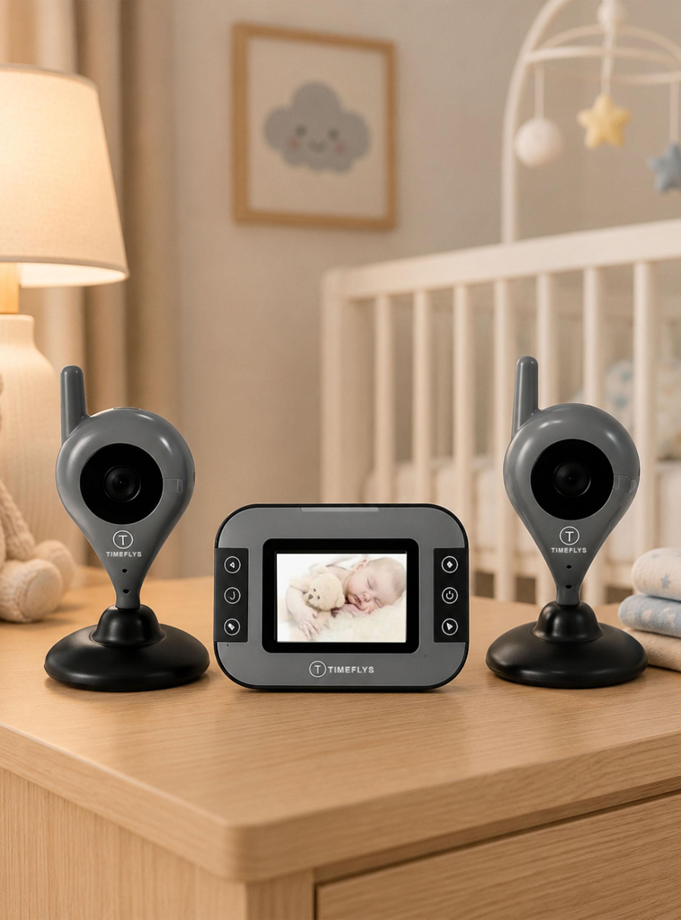 Monitor Bebé Audio y Video x2 Cámara C240V Twin-5