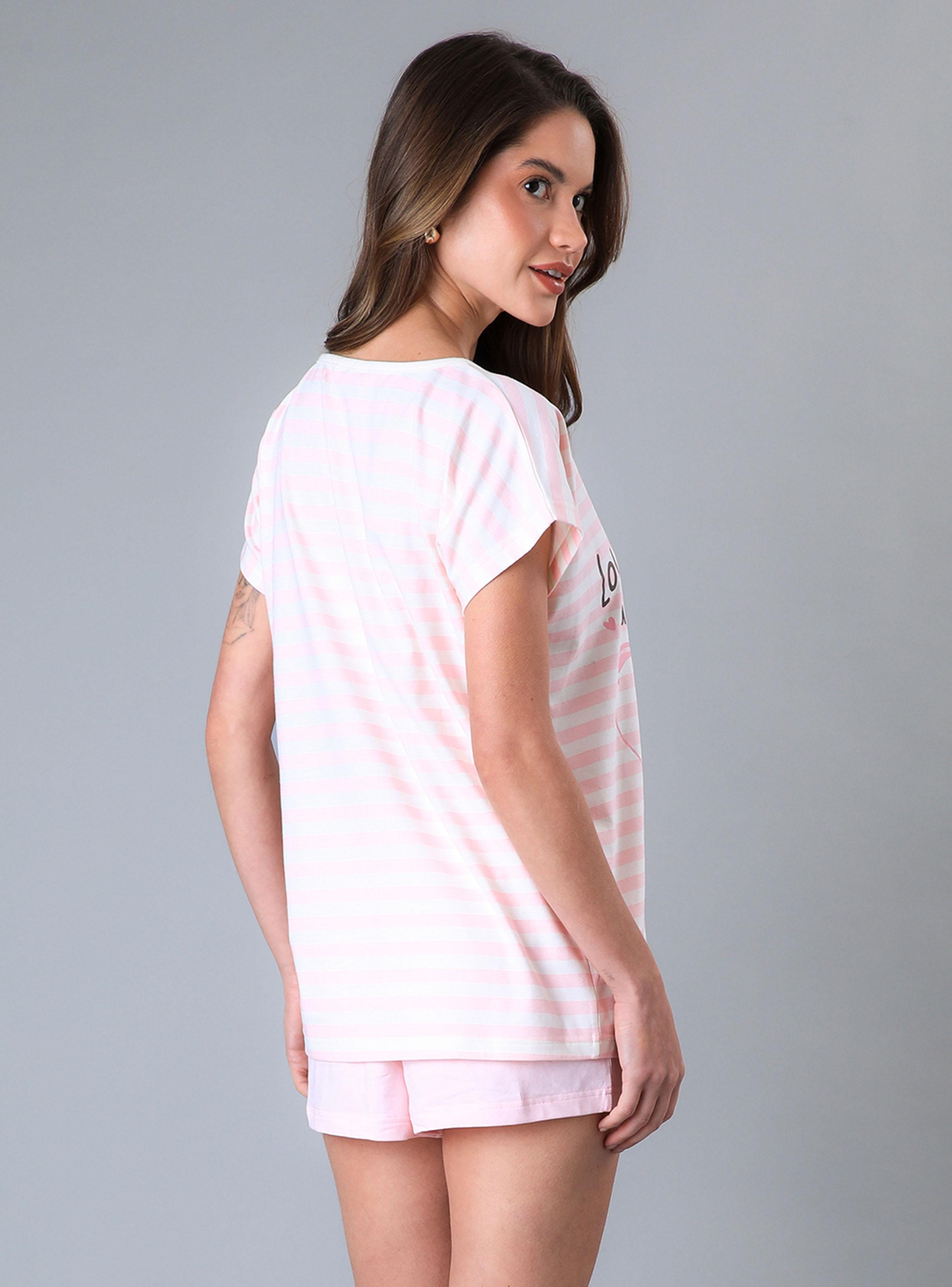 Pijamas Top Cuadrado con Short-1