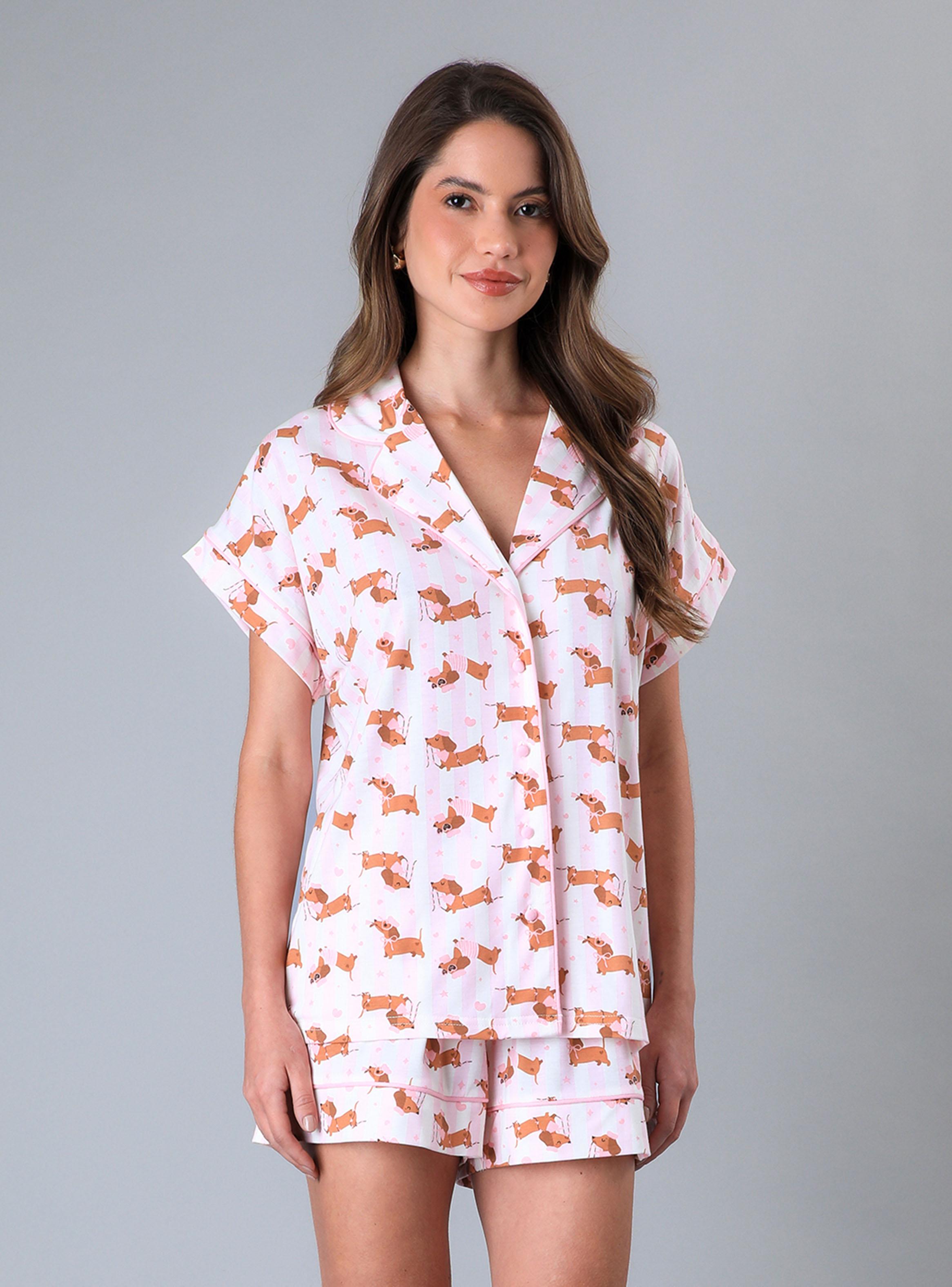 Set Top Camisero con Short Print-0