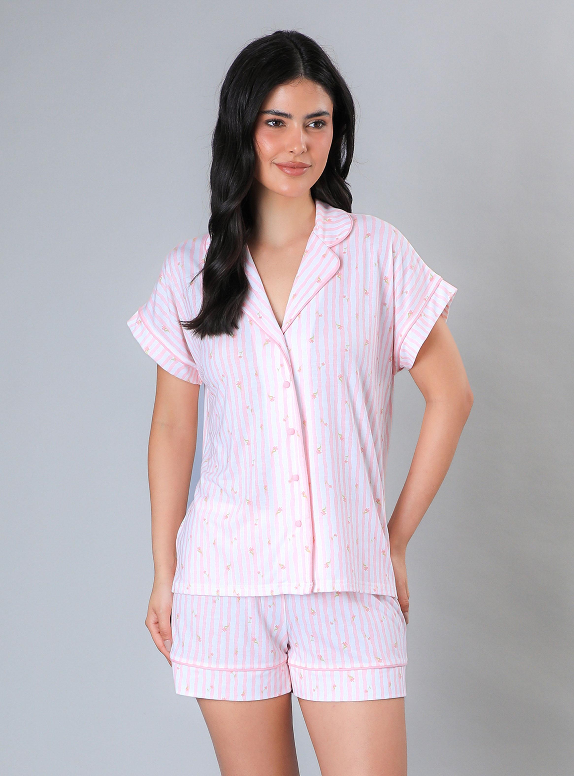 Pijamas Top Camisero y Short Caja-0