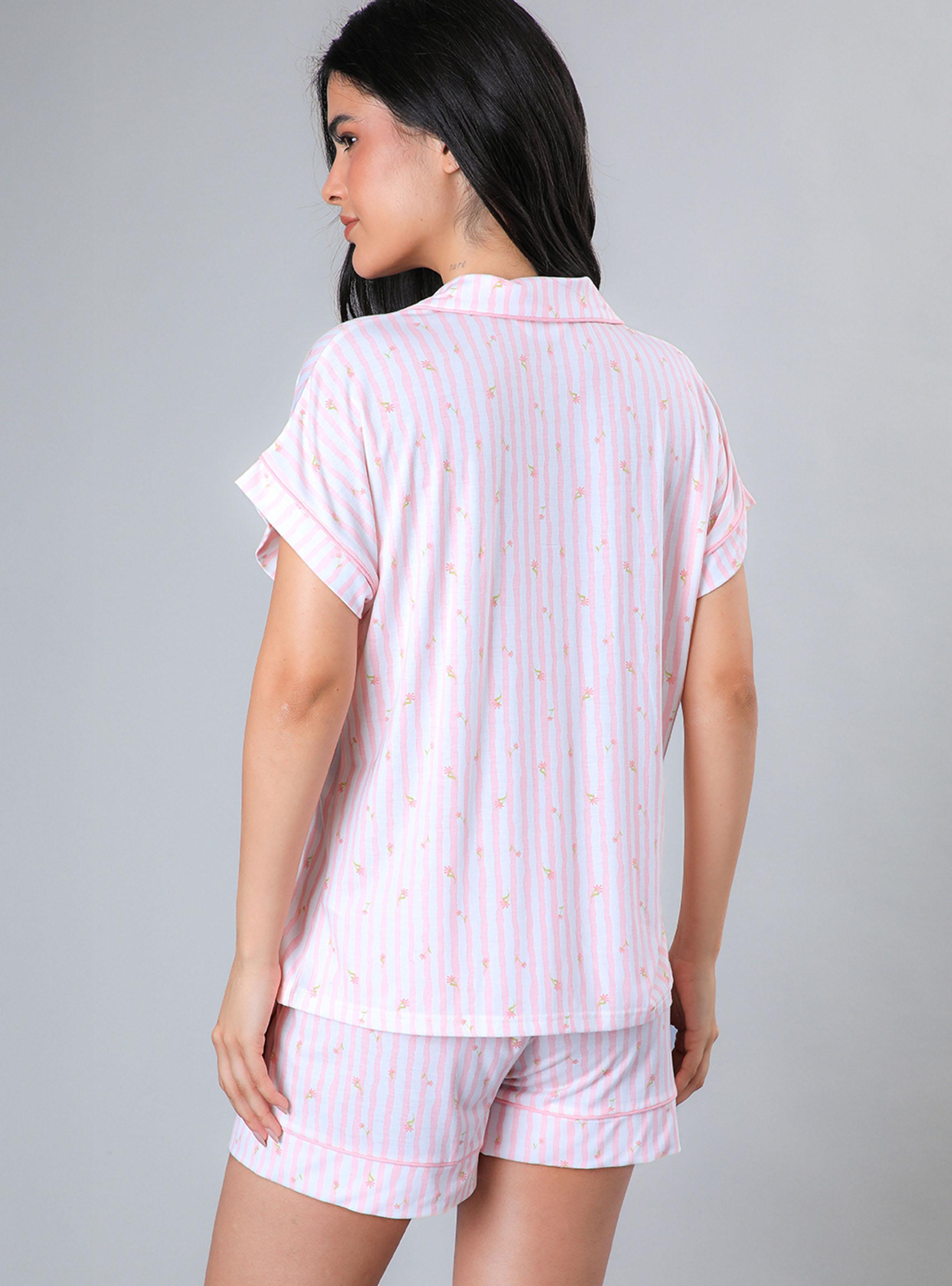Pijamas Top Camisero y Short Caja-1