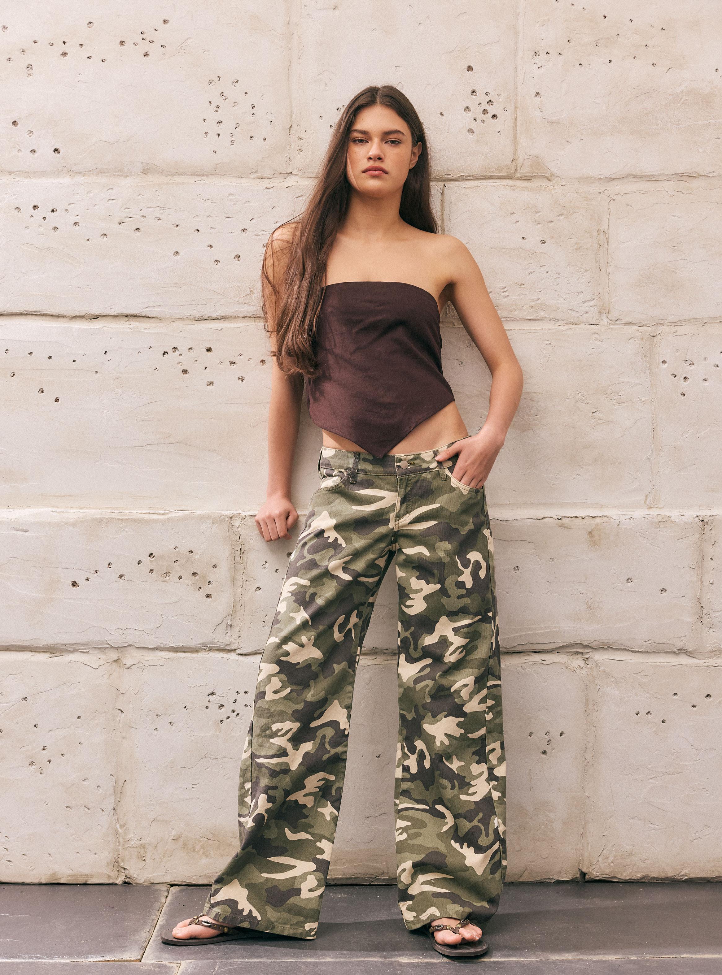 Jeans Estampado de Camuflaje Hecho en Chile-4