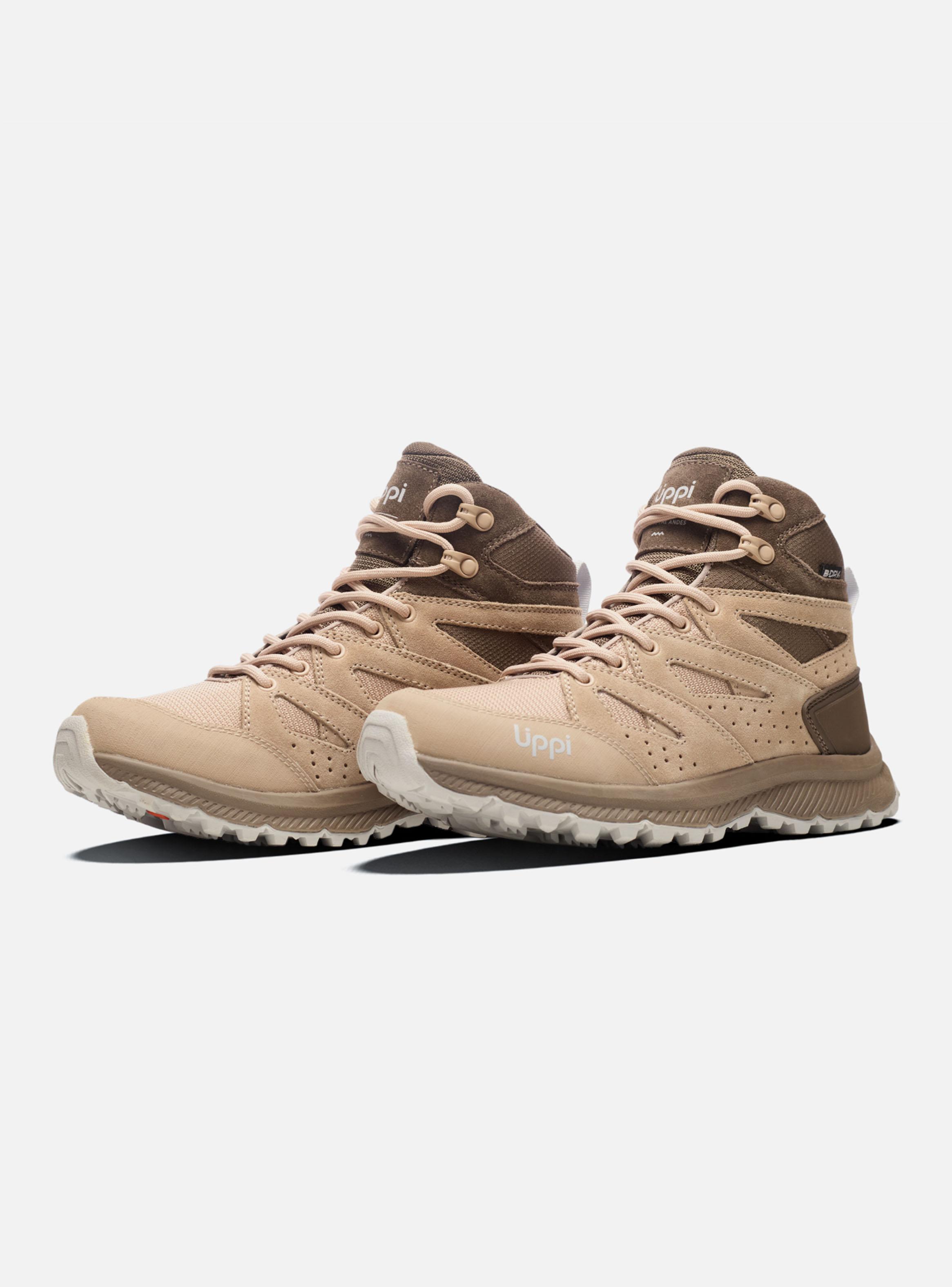 Botín Outdoor Mujer Tellus Mid II Taupe B-Dry-1