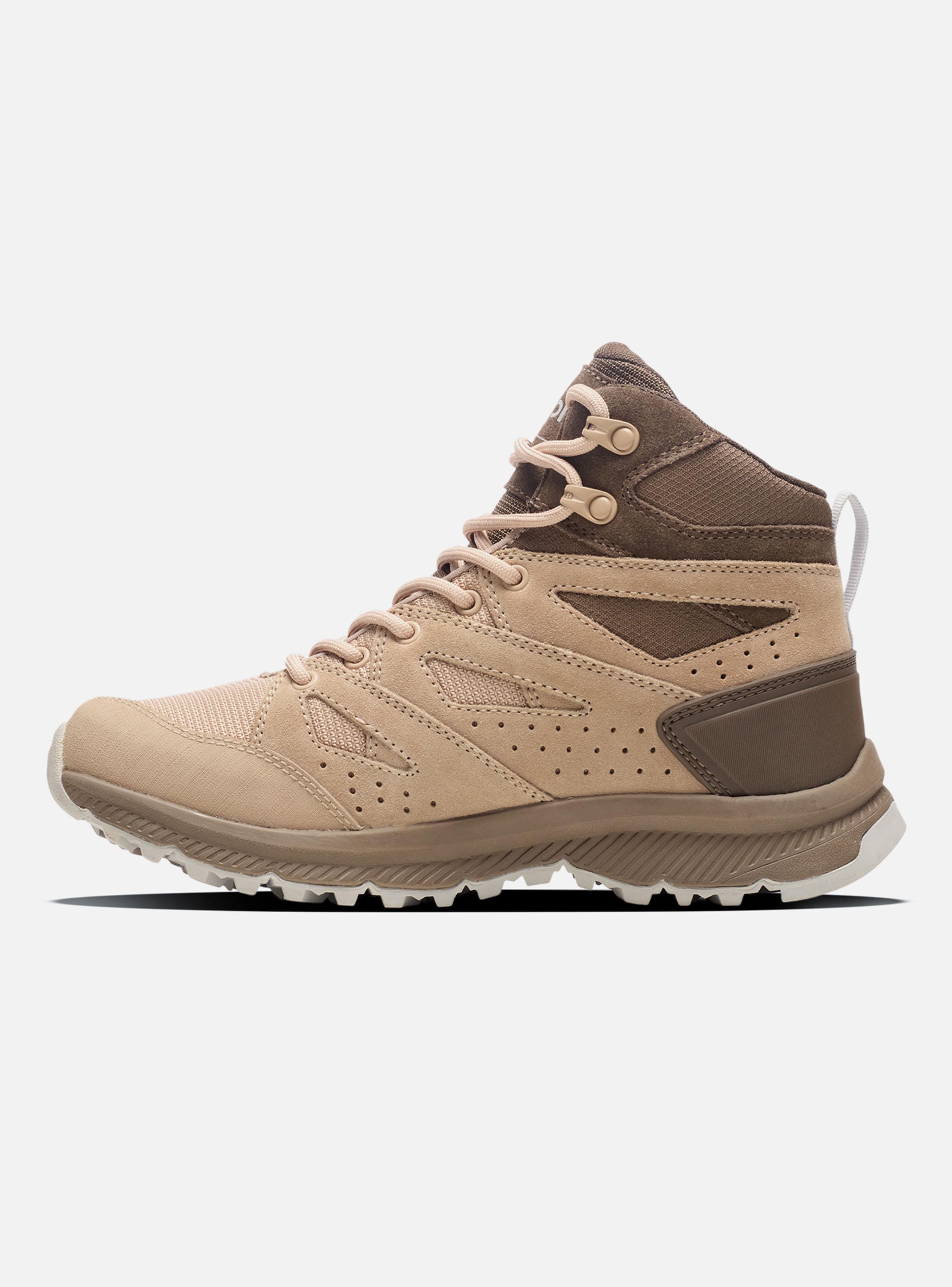 Botín Outdoor Mujer Tellus Mid II Taupe B-Dry-2