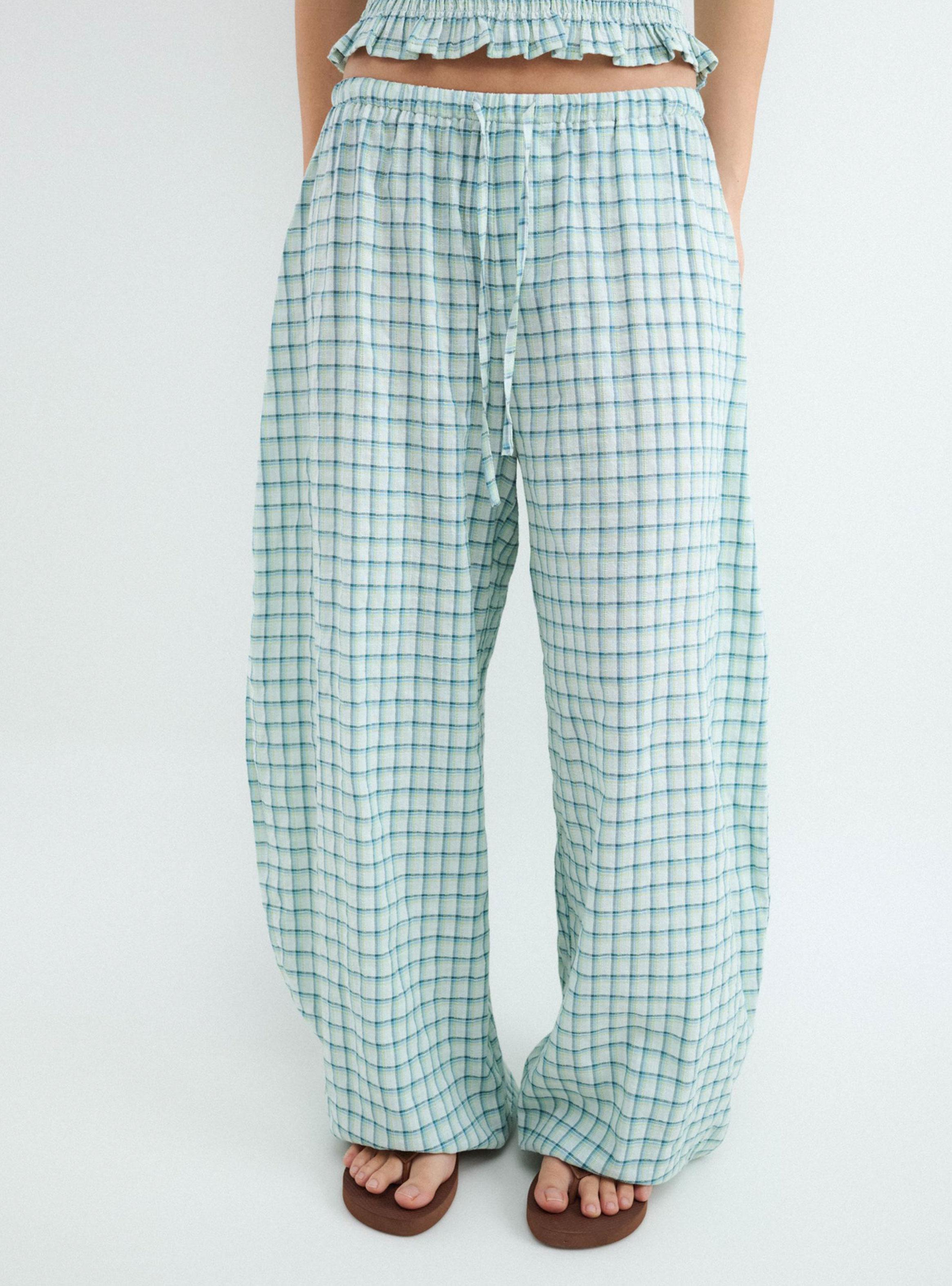 Pantalón Baggy Checks-0