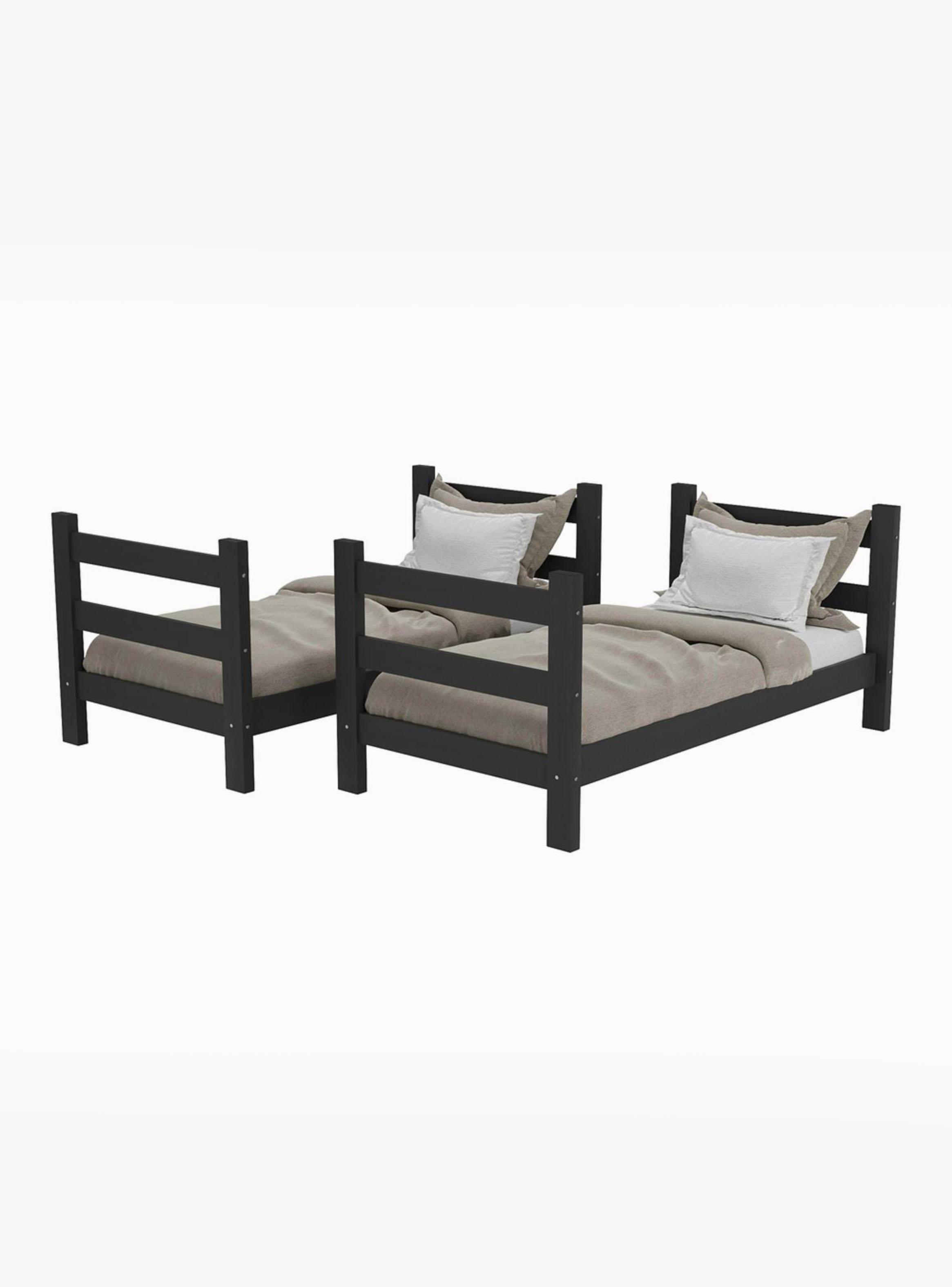 Camarote Essenciale 1 Plaza Negro Desmontable Madera 220 kg-3