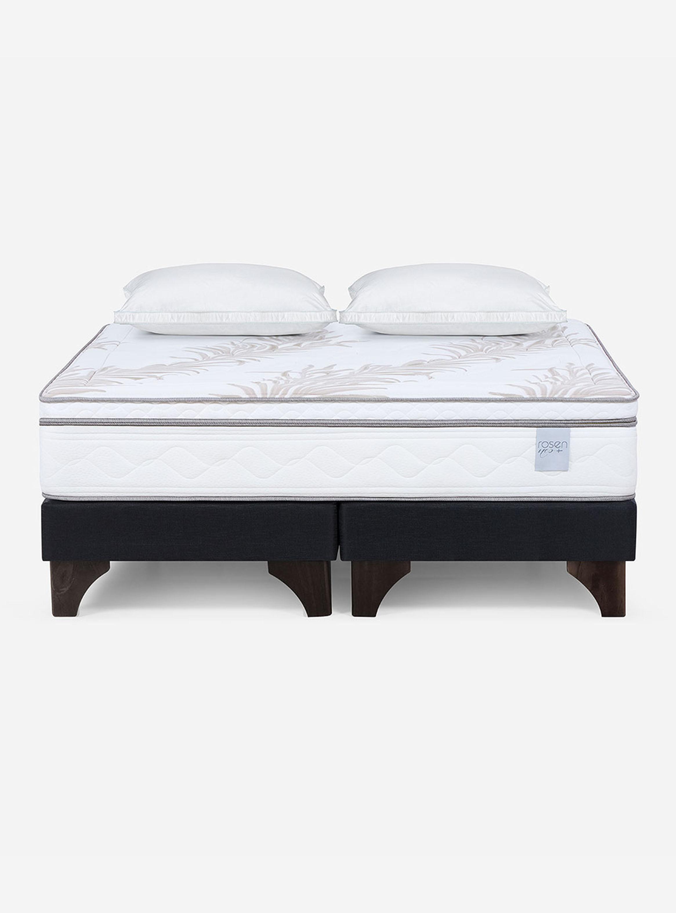 Cama Europea 2 Plazas Neo Plus 1.50x2.00 BD + Almohada Feel Microbira-1