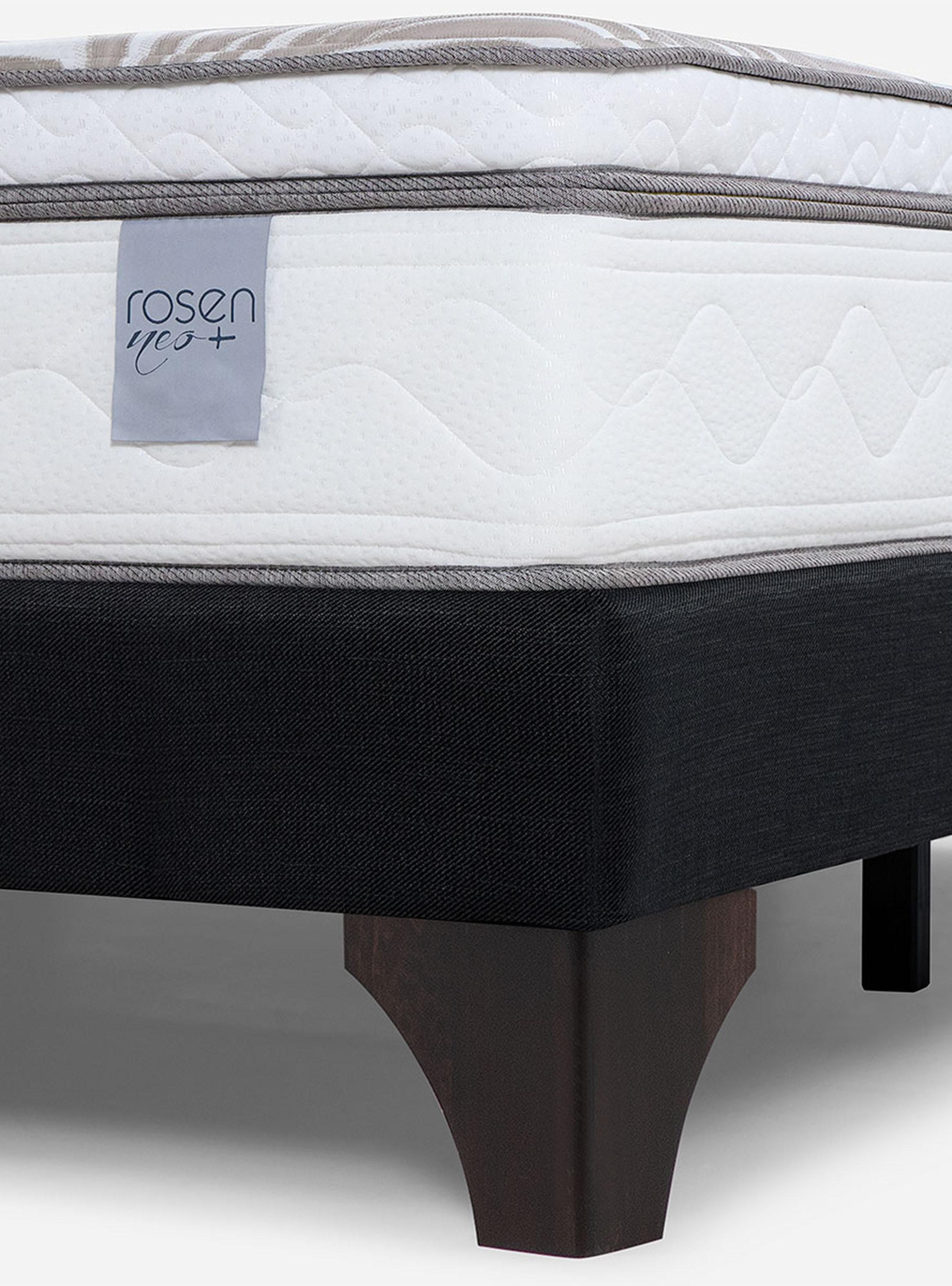 Cama Europea 2 Plazas Neo Plus 1.50x2.00 BD + Almohada Feel Microbira-3