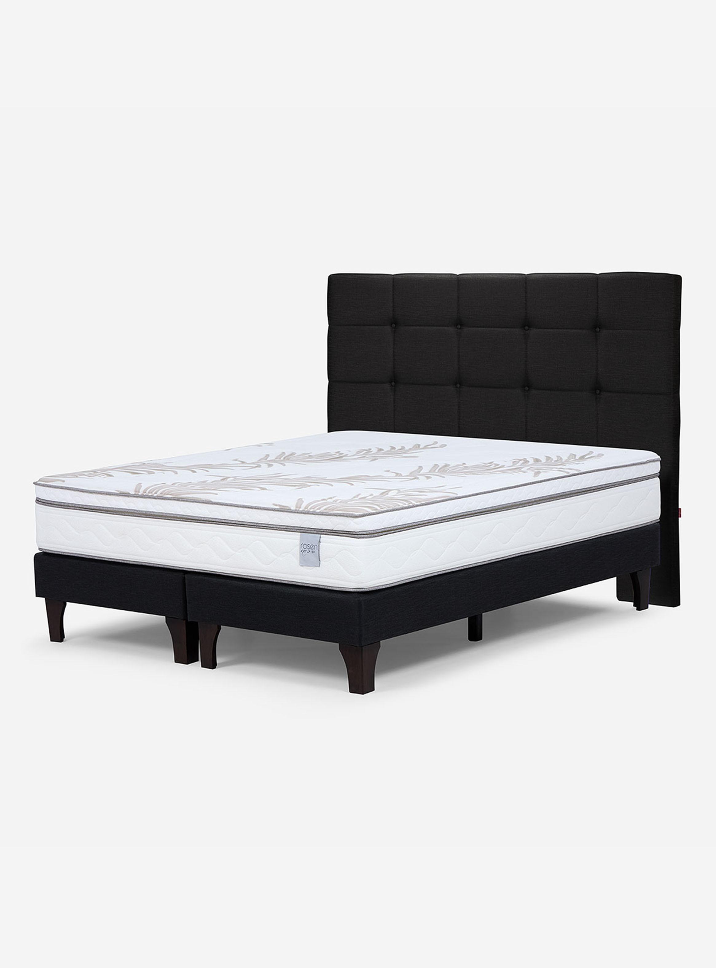 Cama Europea 2 Plazas Neo Plus 1.50x2.00 BD Respaldo Issey Graf-0