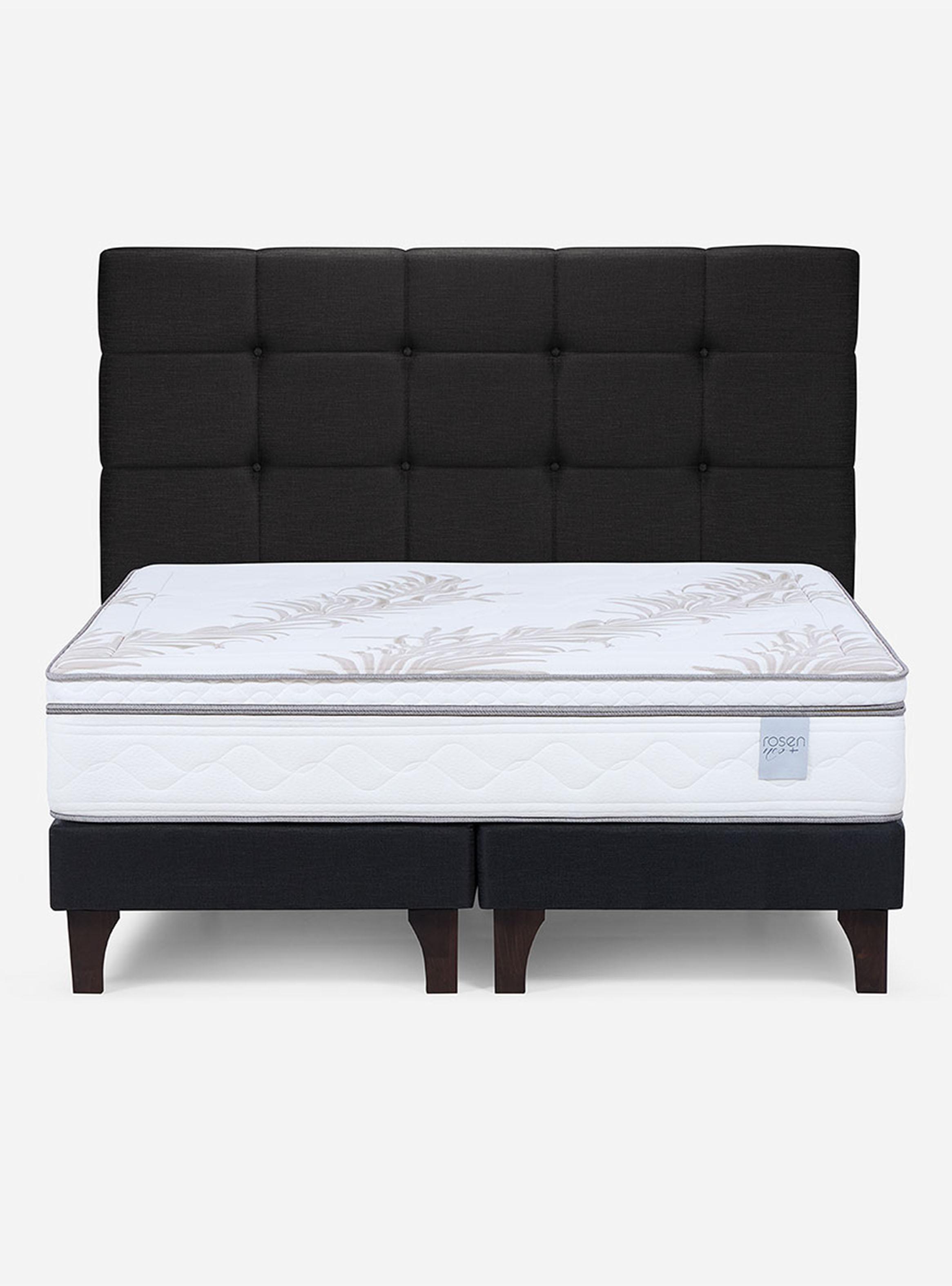 Cama Europea 2 Plazas Neo Plus 1.50x2.00 BD Respaldo Issey Graf-1