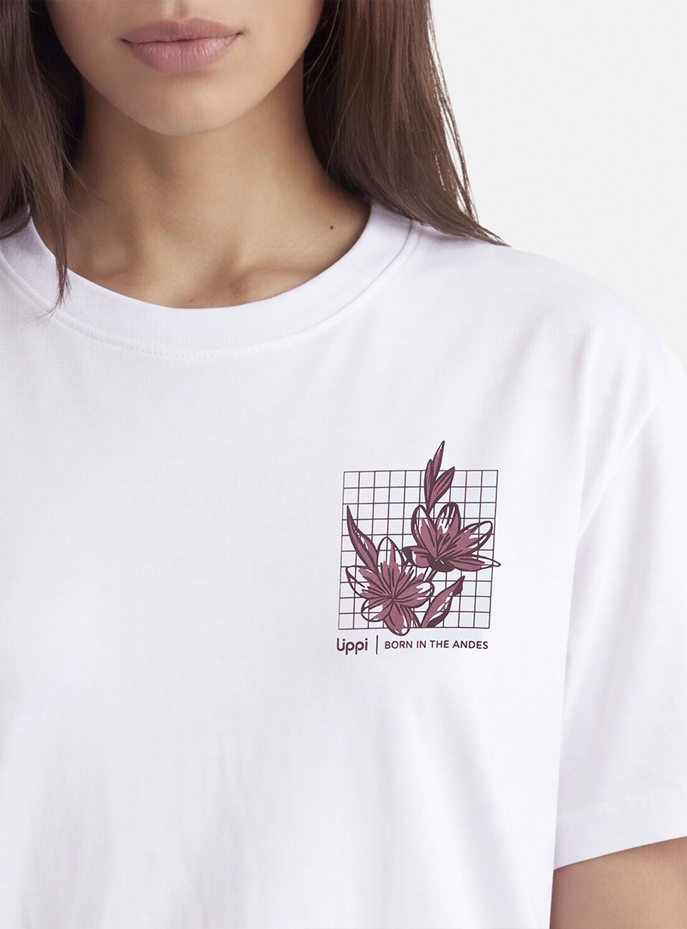 Polera Ulmo Front Print Blanco Xs-2