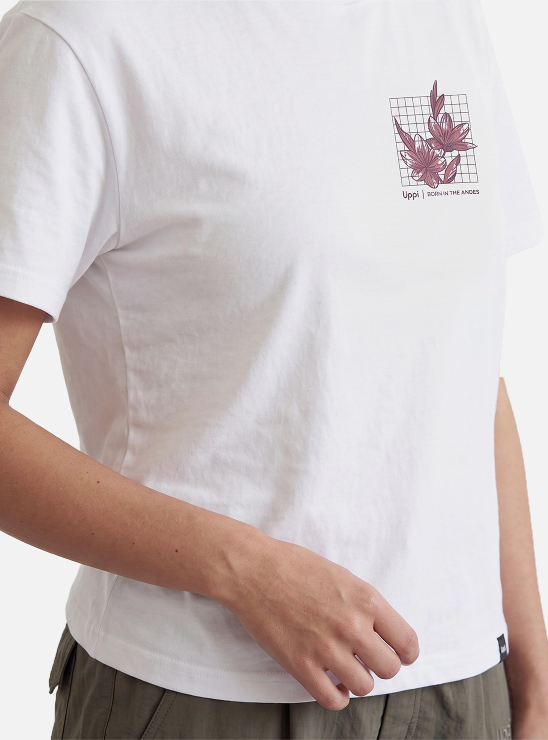 Polera Ulmo Front Print Blanco Xs-3