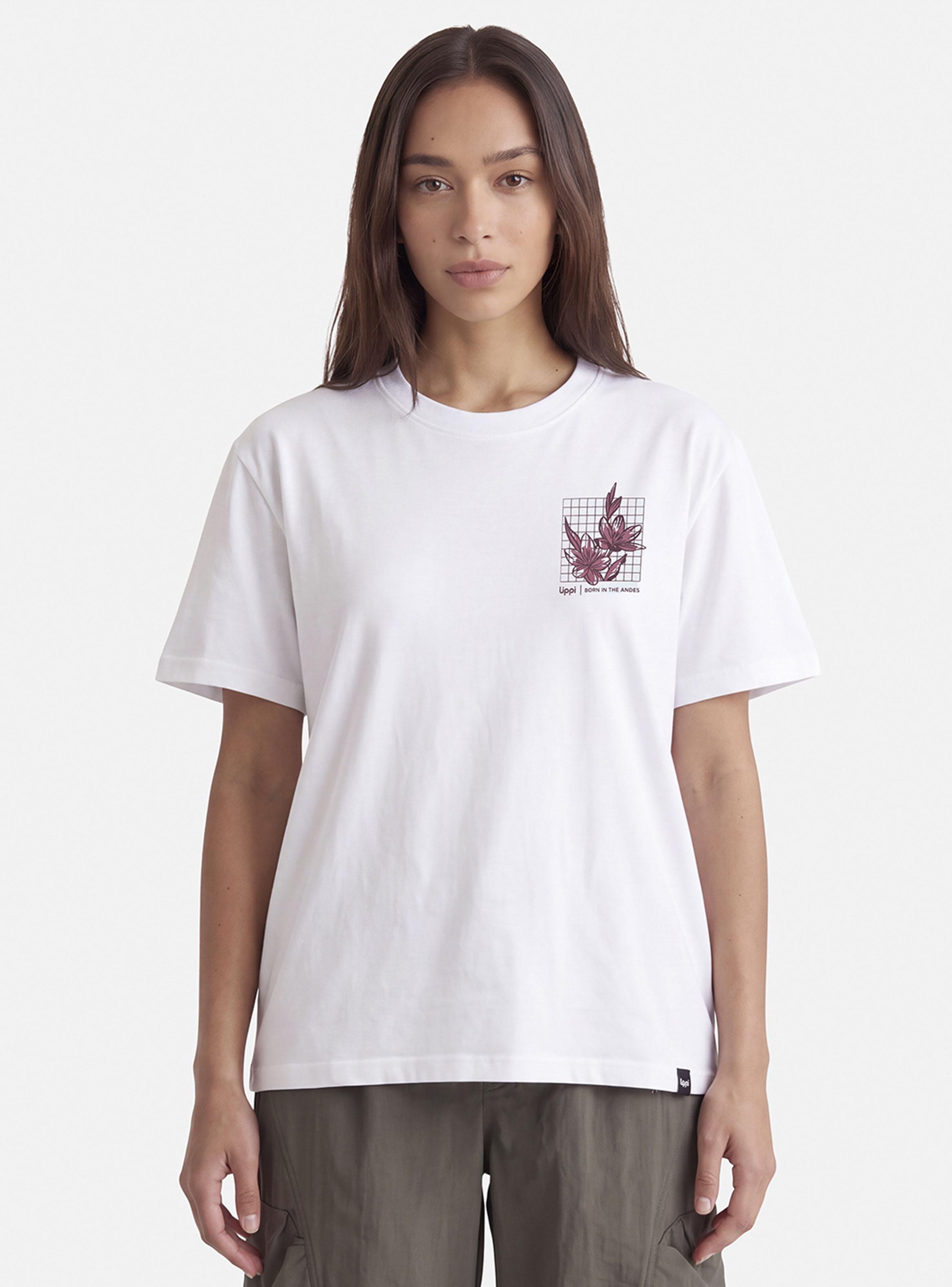Polera Ulmo Front Print Blanco Xs-0