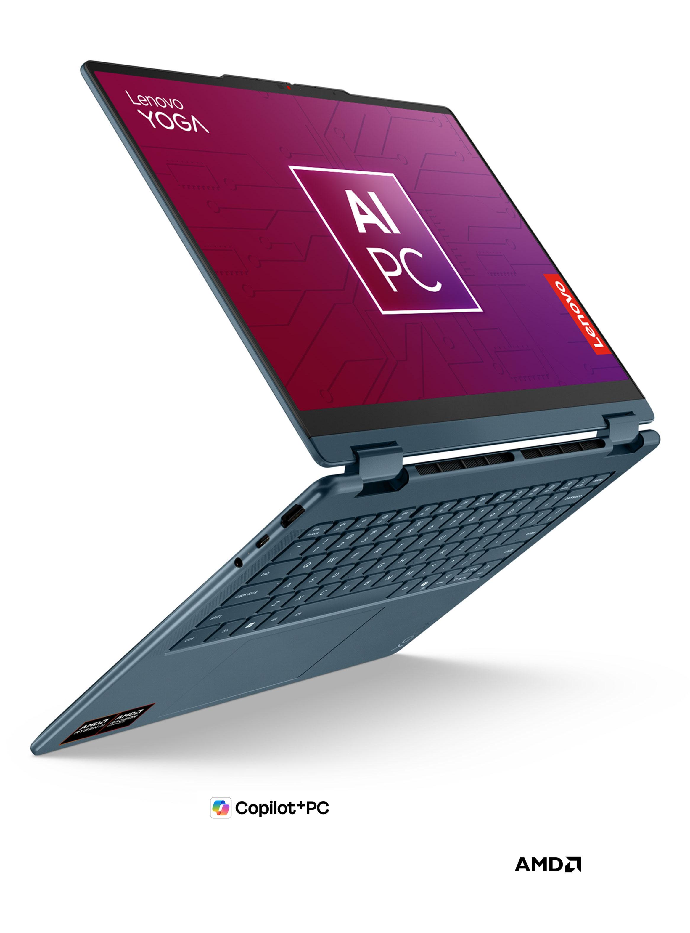 Notebook Yoga 7 2-in-1 Ryzen AI 7 32GB RAM 1TB SSD 14'' OLED 60Hz Touch Azul-4