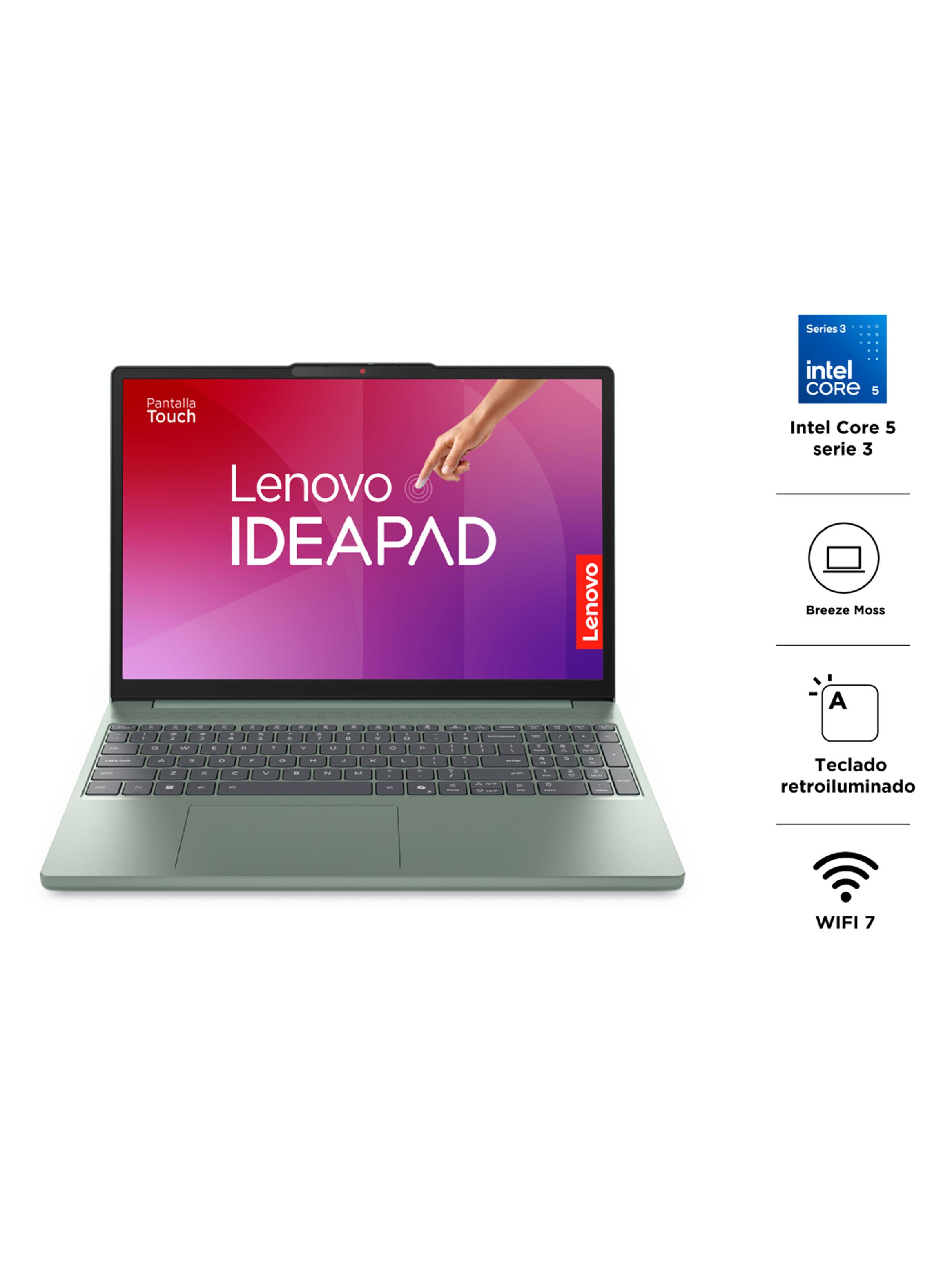 Notebook IdeaPad Slim 3 Core 5 8GB RAM 512GB SSD 15.3'' 120Hz Touch Verde-1