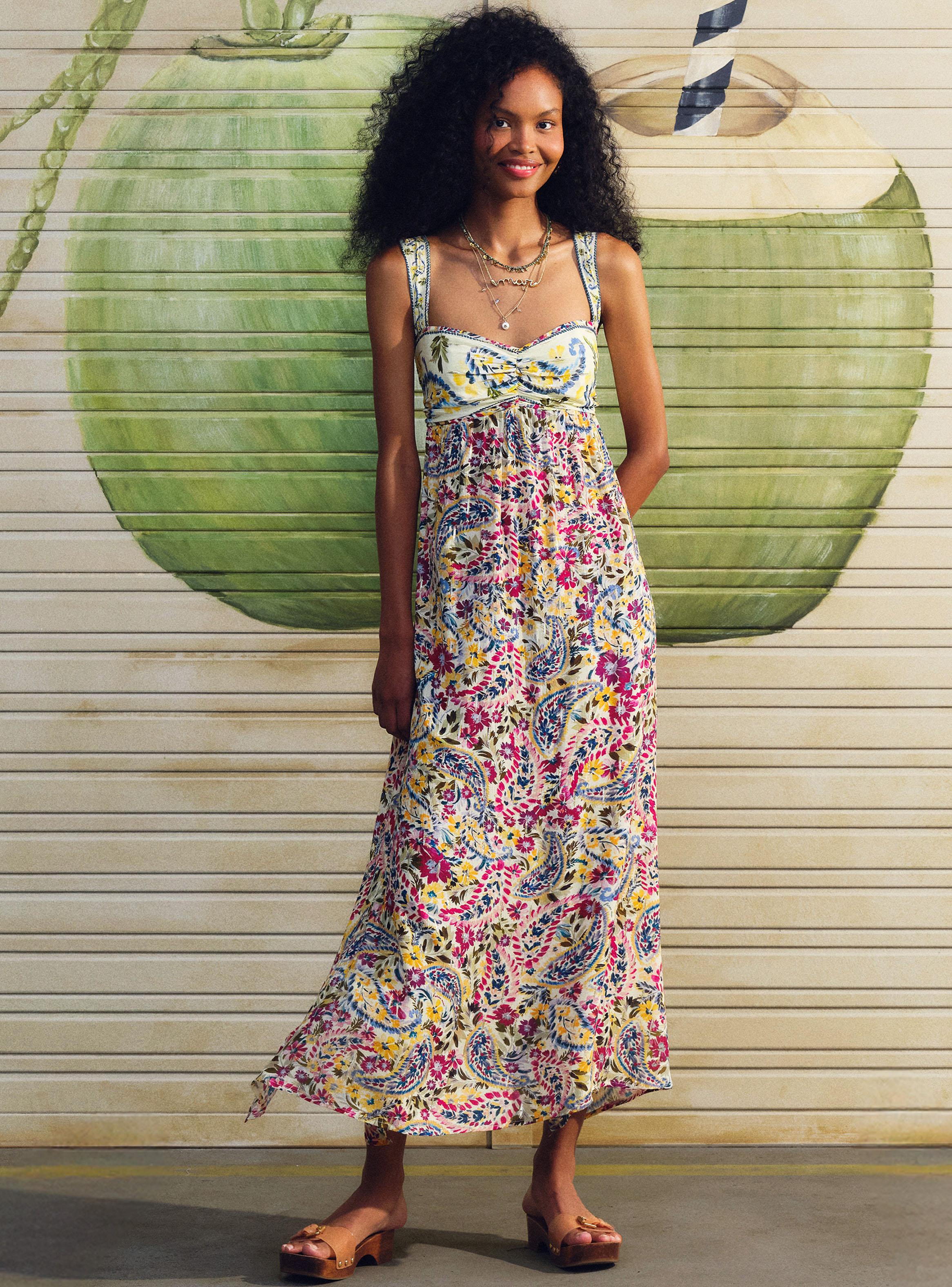 Vestido Midi Estampado Brisa de Flor-4