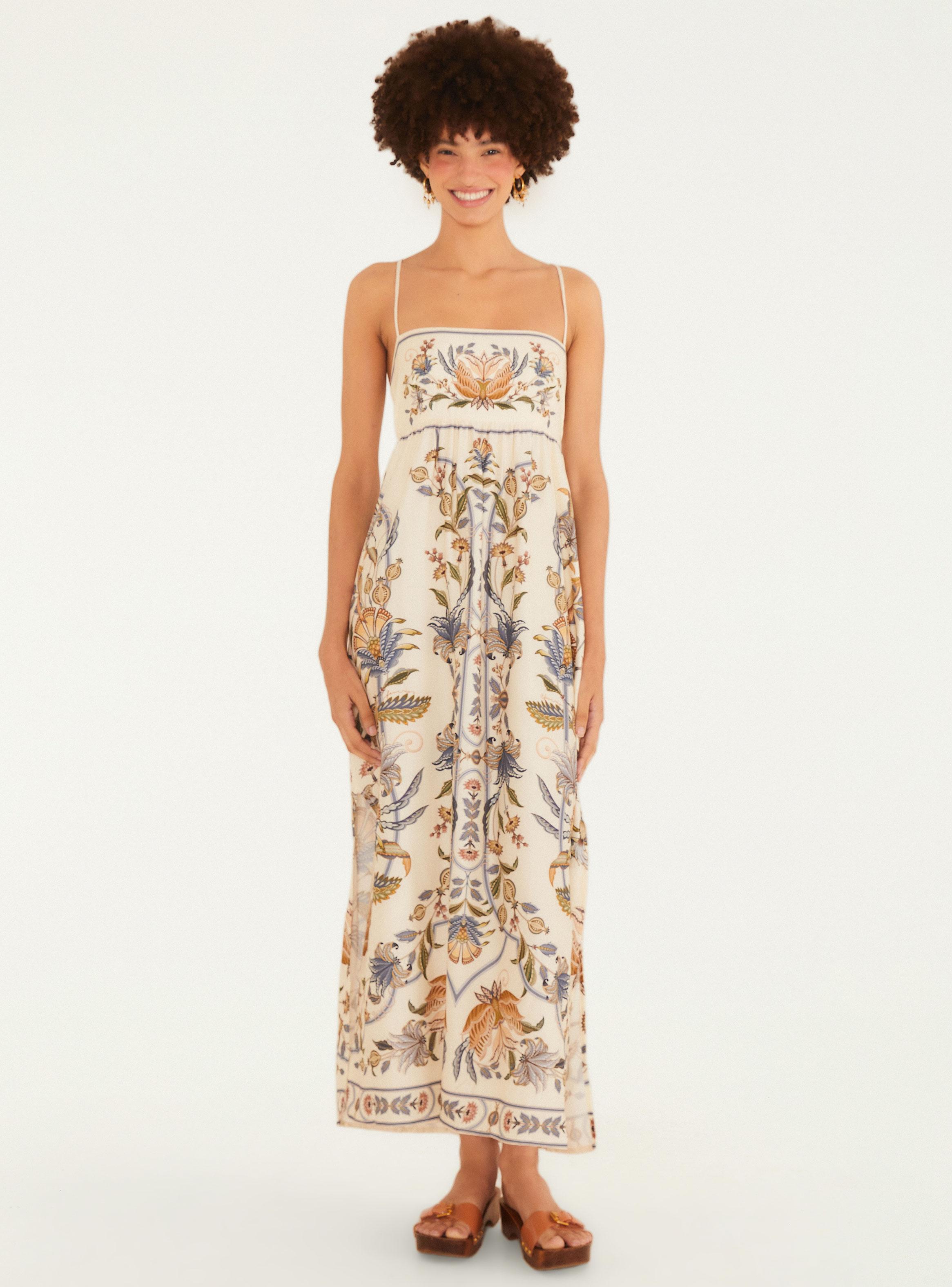 Vestido Cropped Estampado Flor de Desierto-0