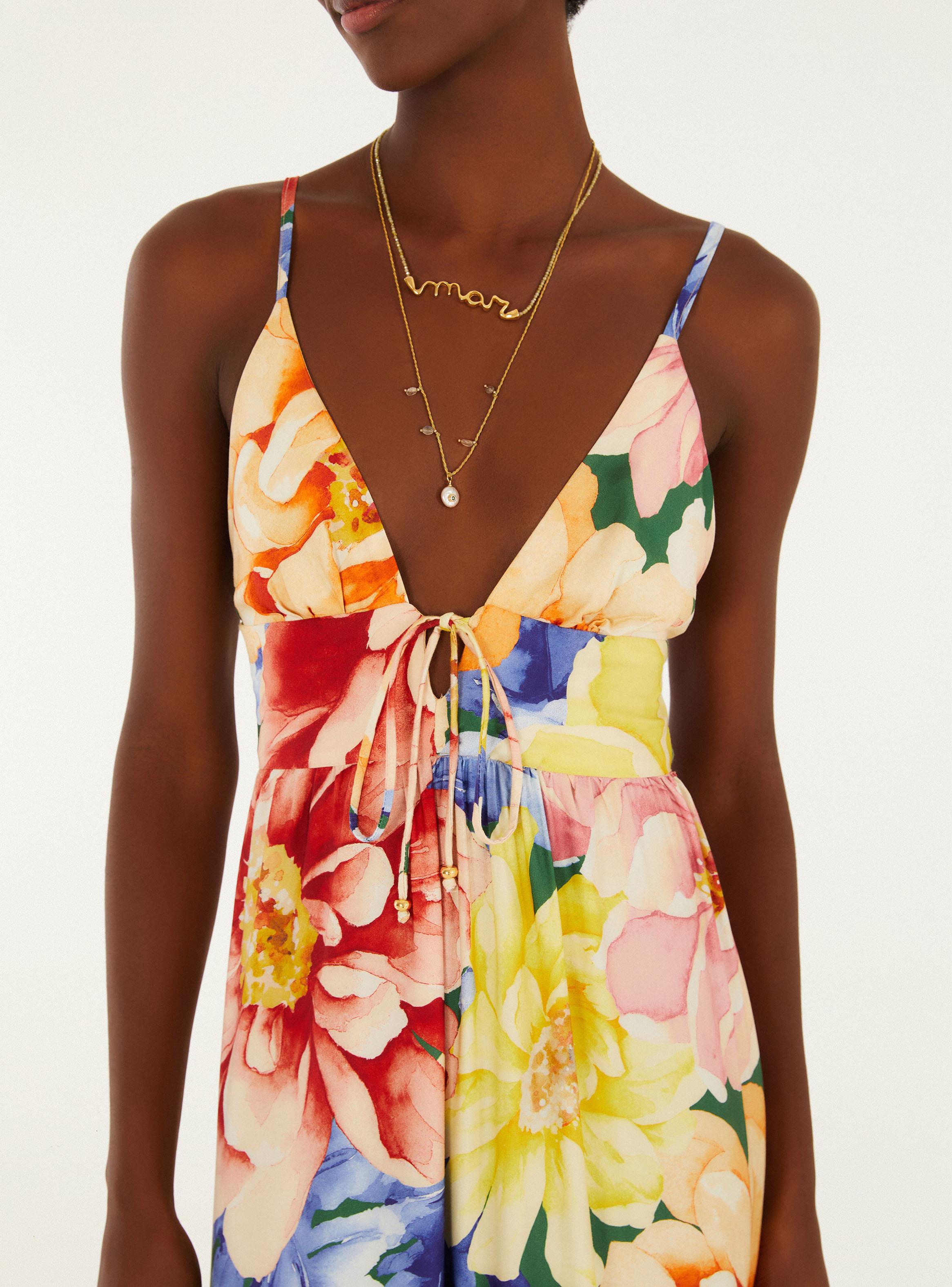 Vestido Estampado Floral Doce-2