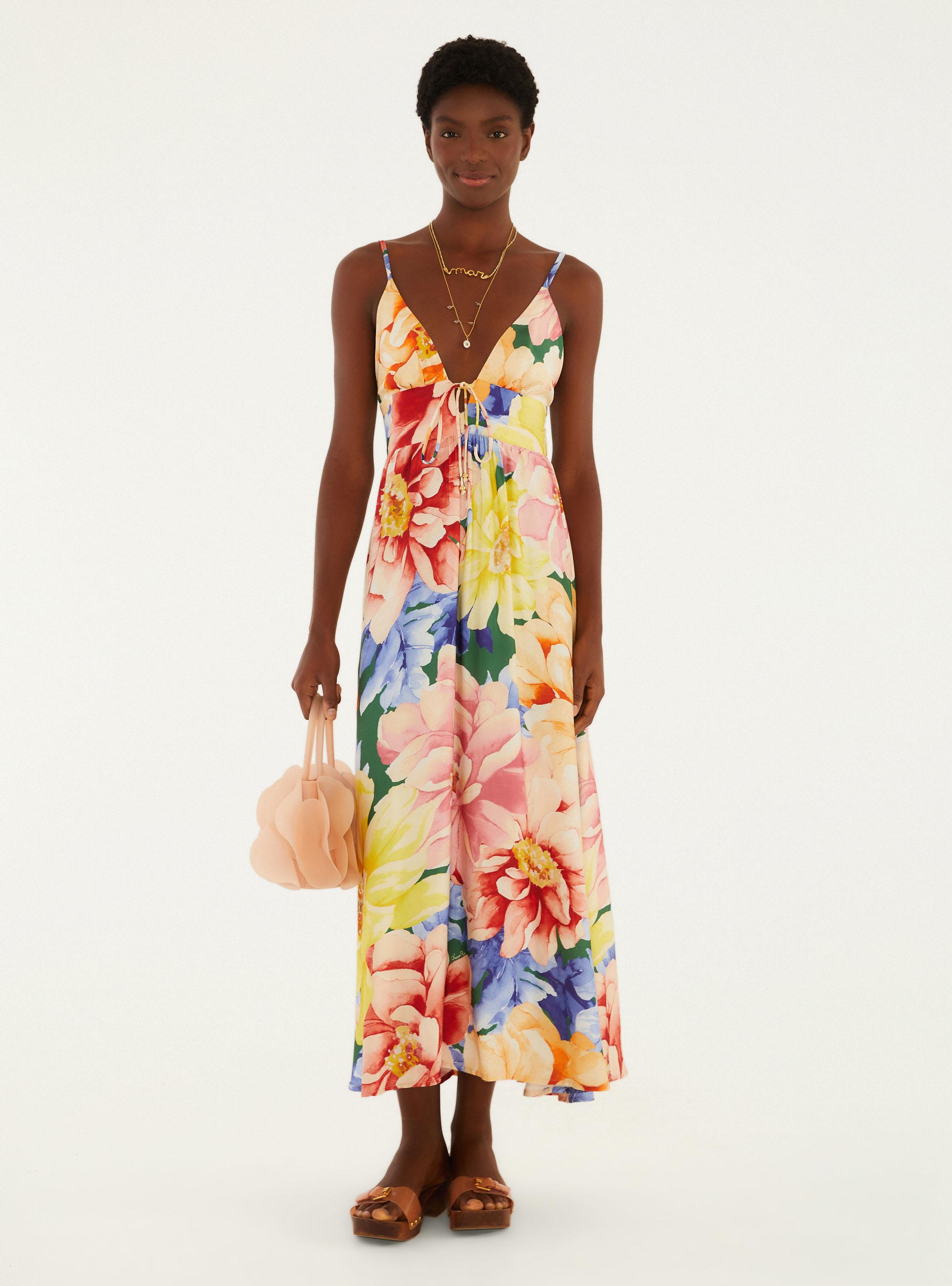 Vestido Estampado Floral Doce-0