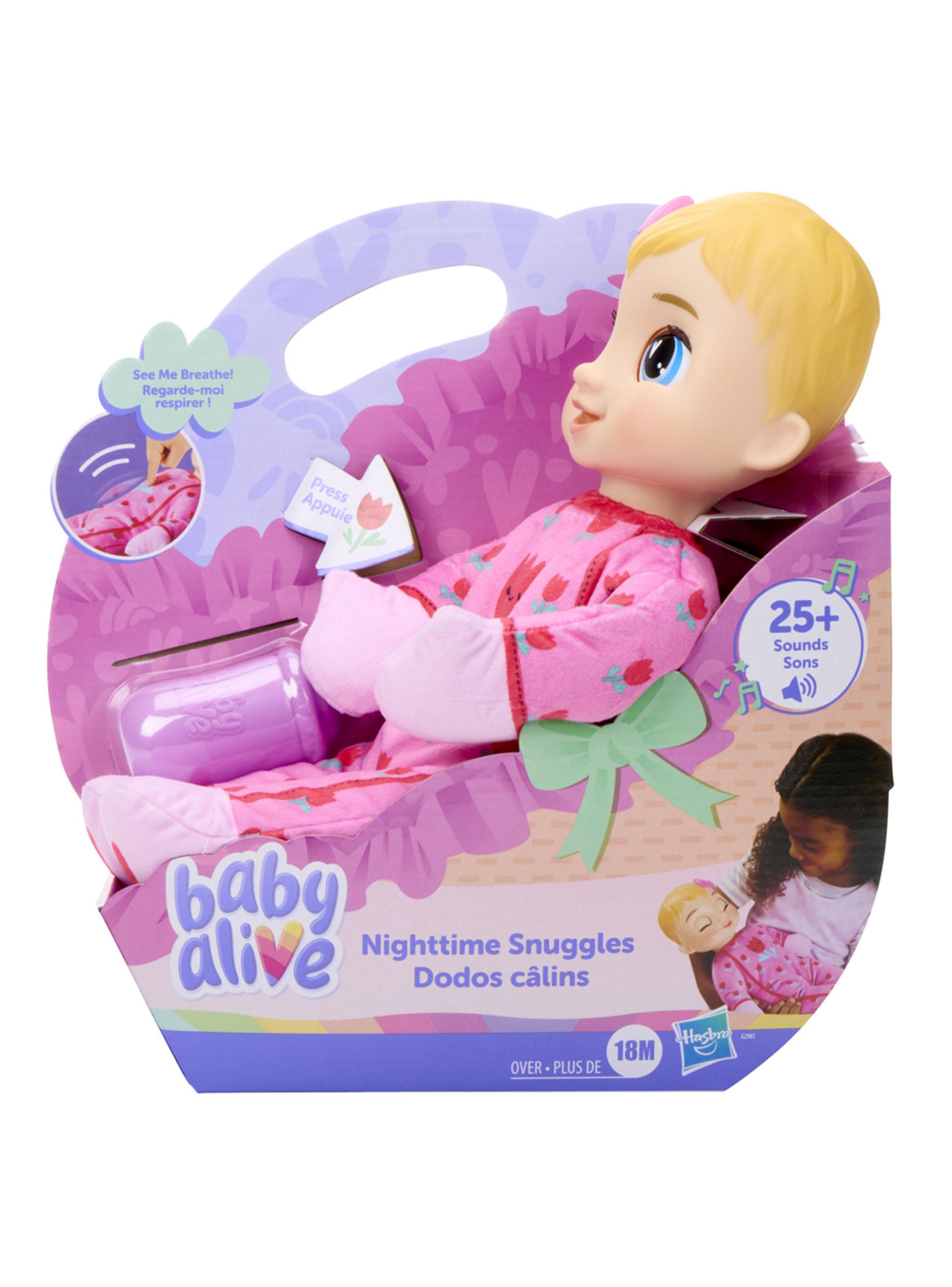 Muñeca Cabello Rubio Nighttime Snuggles-3