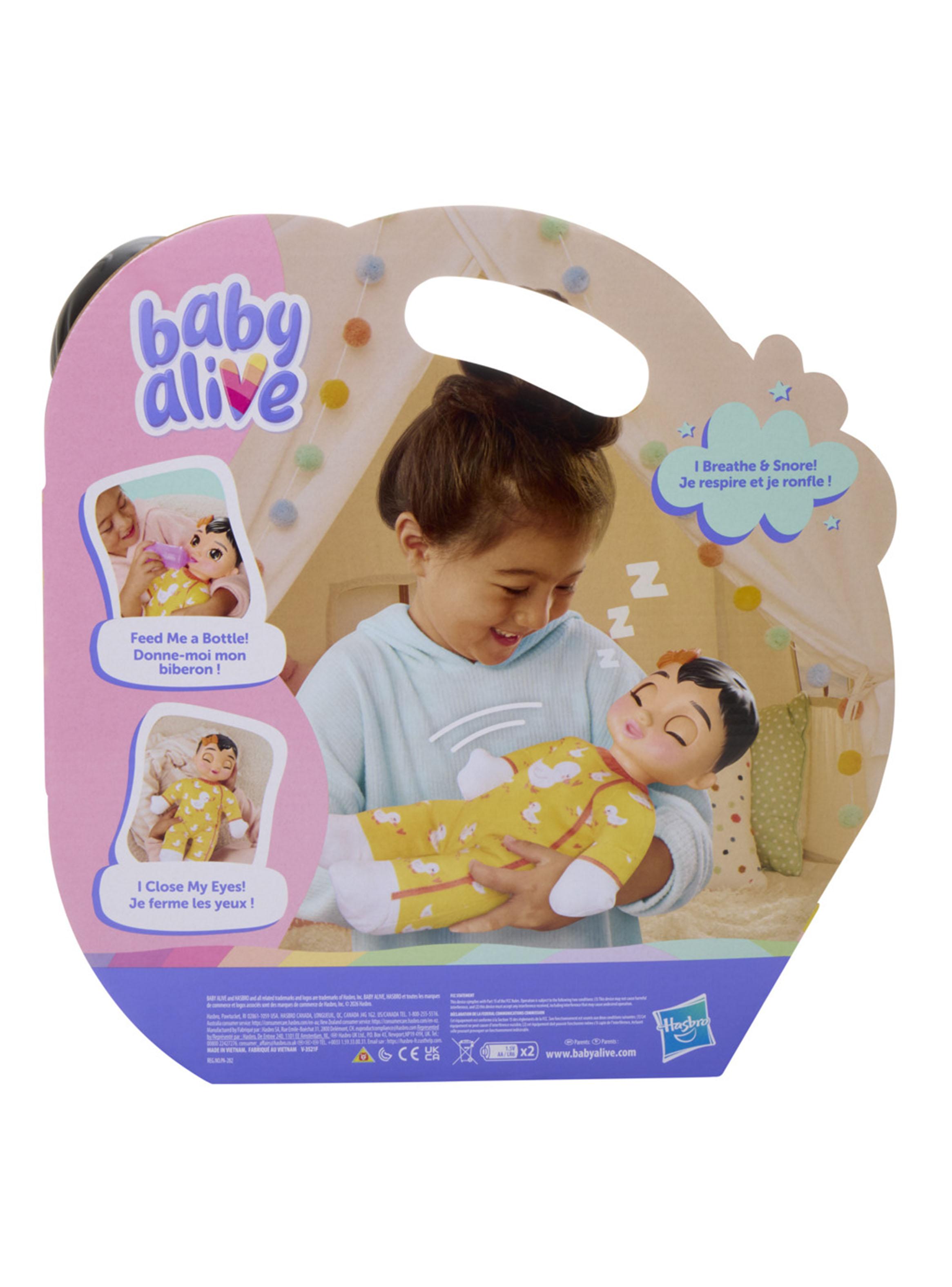 Muñeca Cabello Castaño Nighttime Snuggles-4