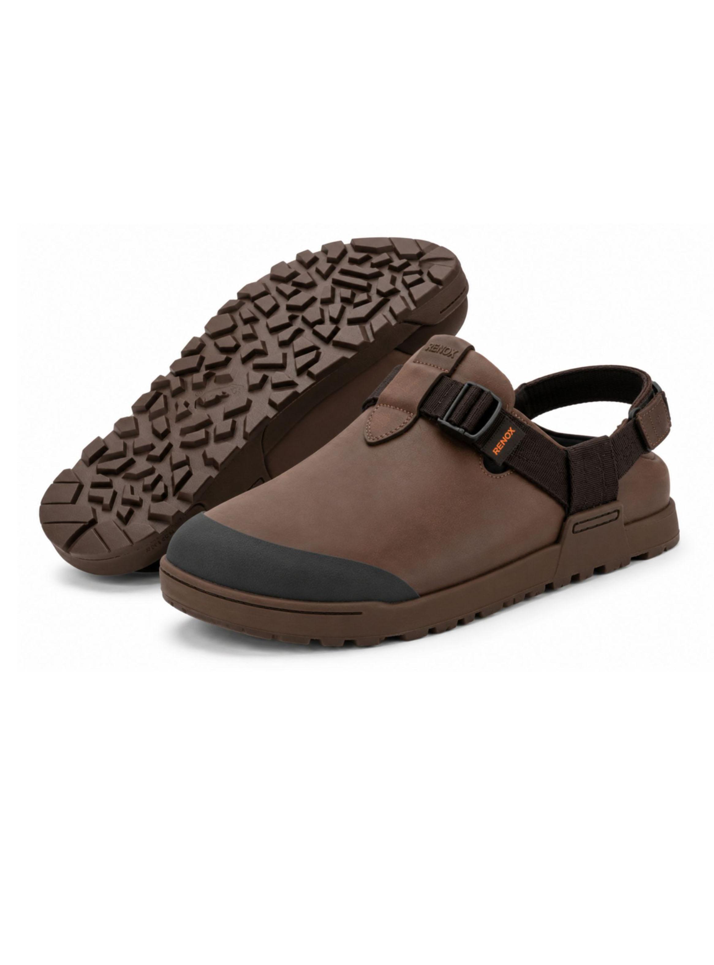 Zueco Terra Clog Todo Terreno Cuero Mujer-3