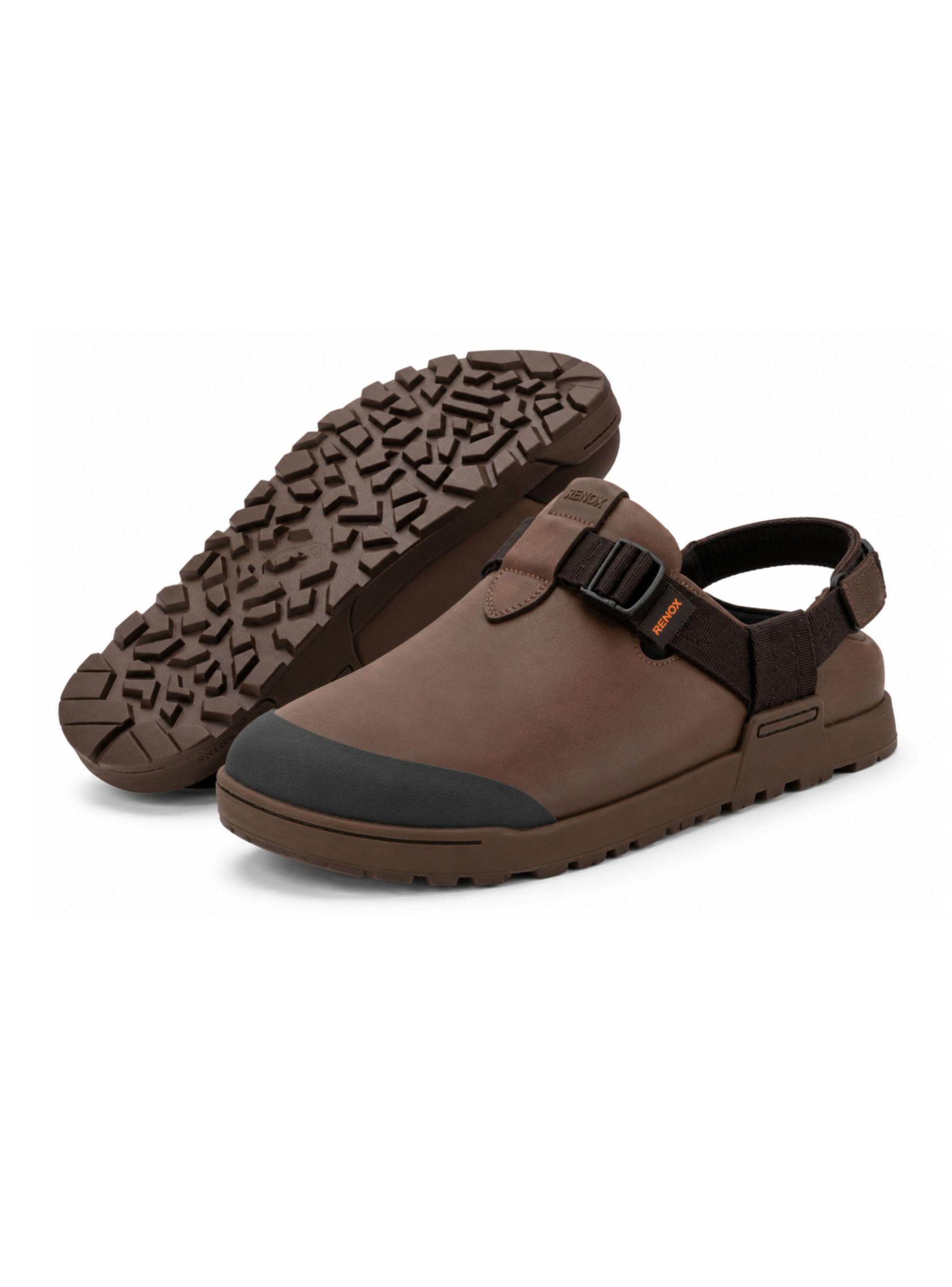 Zueco Cuero Terra Clog Todo Terreno Hombre-2