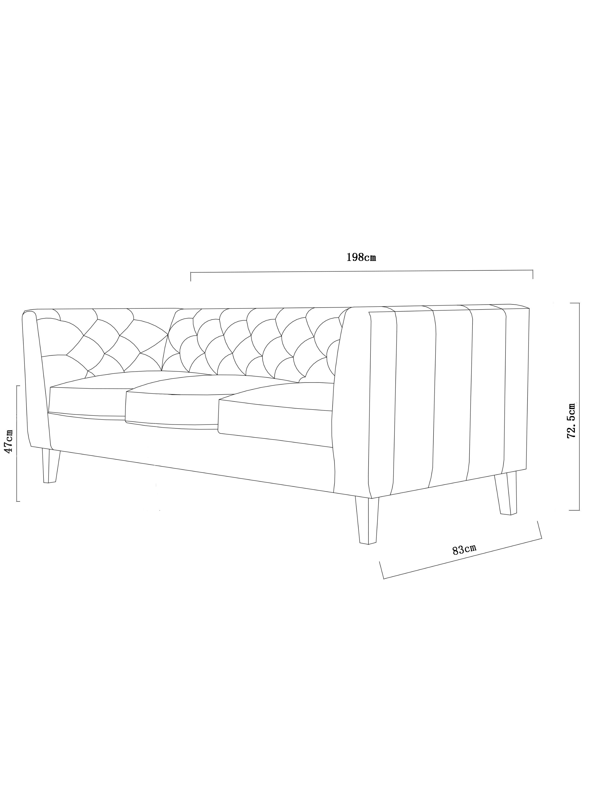Sofá Alejandro Cuero 3 Cuerpos-2