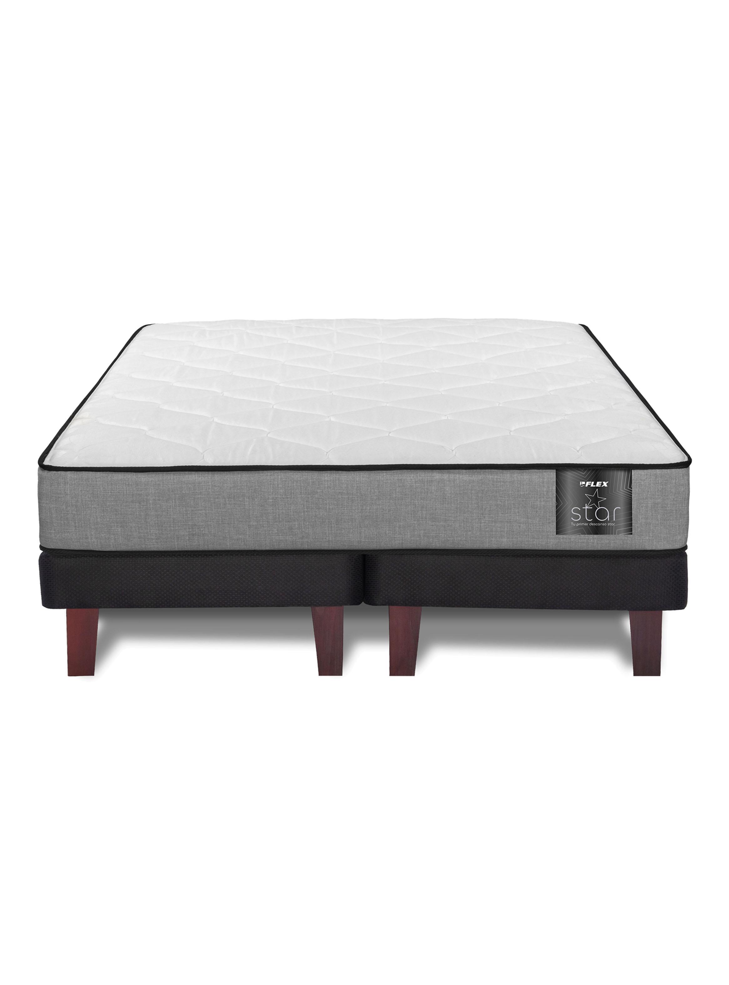 Cama Europea Star 2 Plazas x 200 cm Base Dividida-2