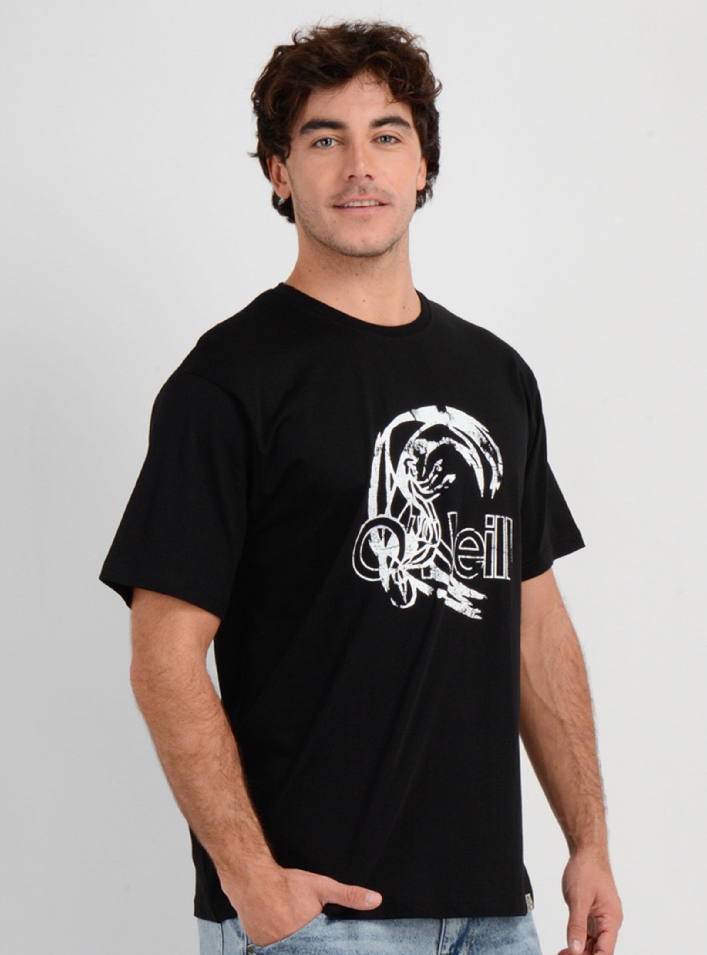 Polera Manga Corta Estampado Frontal Regular-2