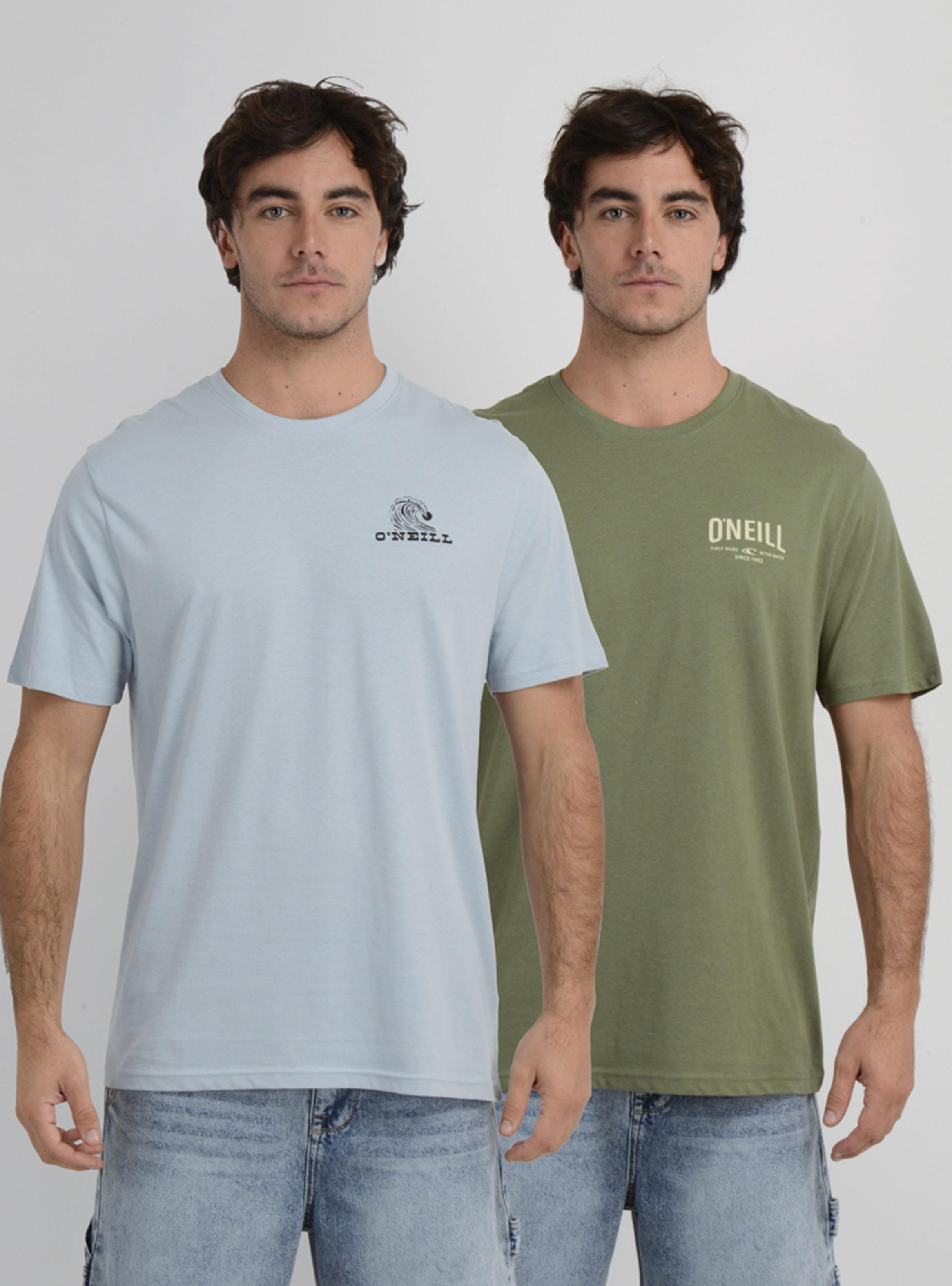 Pack 2 Poleras Logo Estampado Manga Corta-0