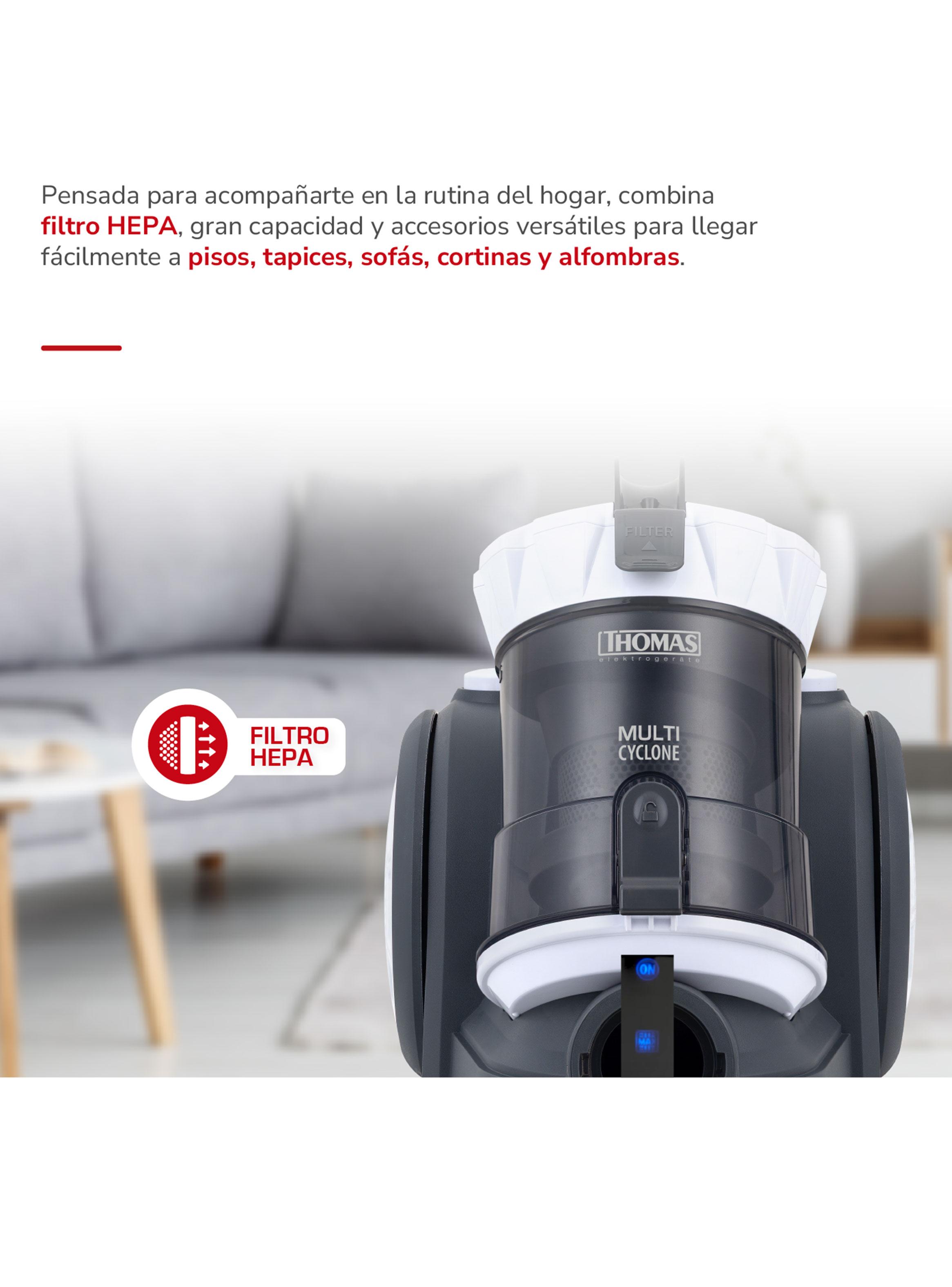 Aspiradora de Arrastre Multicyclone 1400W TH-2202BL-4