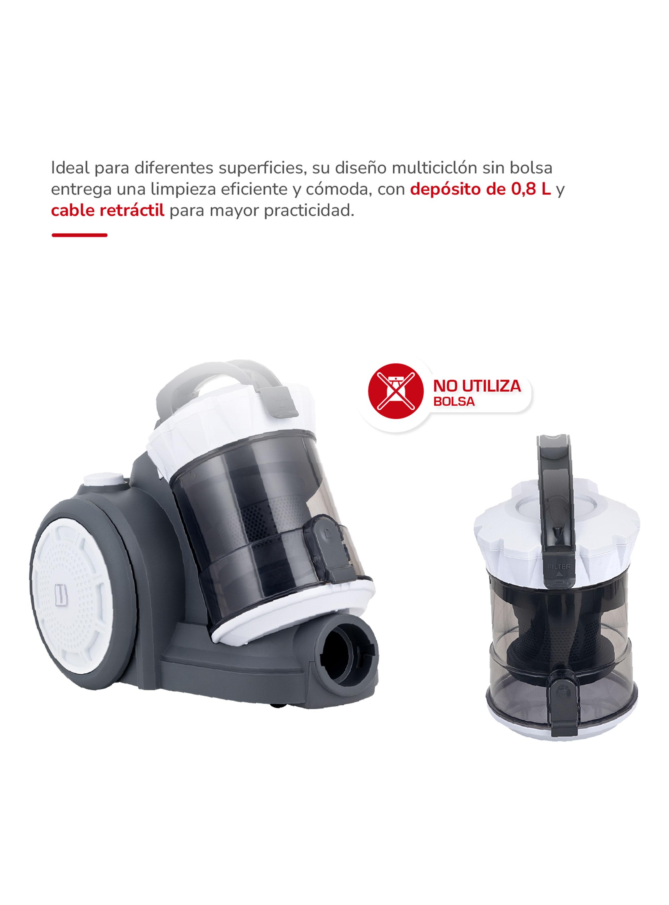 Aspiradora de Arrastre Multicyclone 1400W TH-2202BL-3