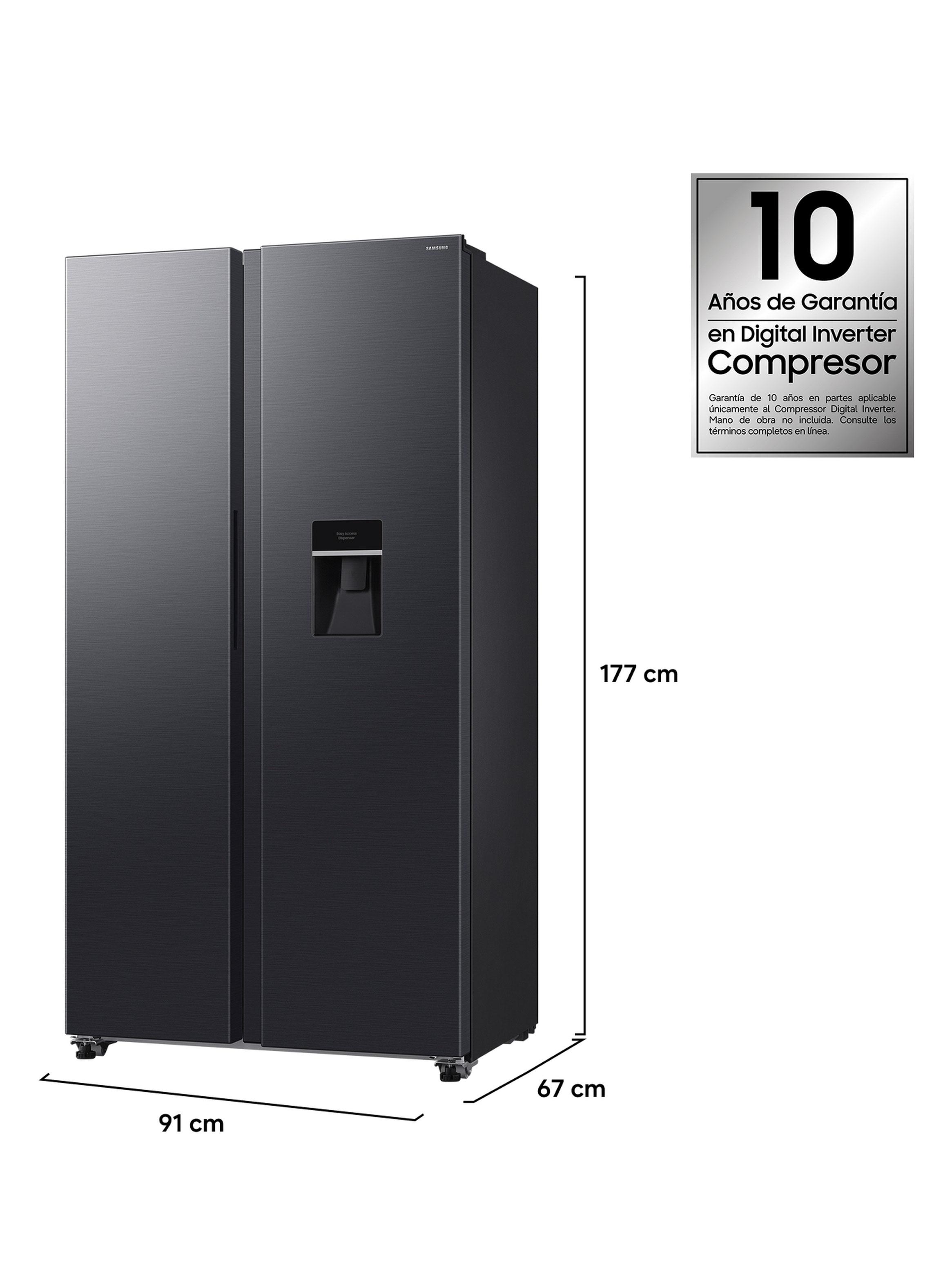 Refrigerador Side By Side No Frost 526 Litros RS40H53WDFZS con SpaceMax-1