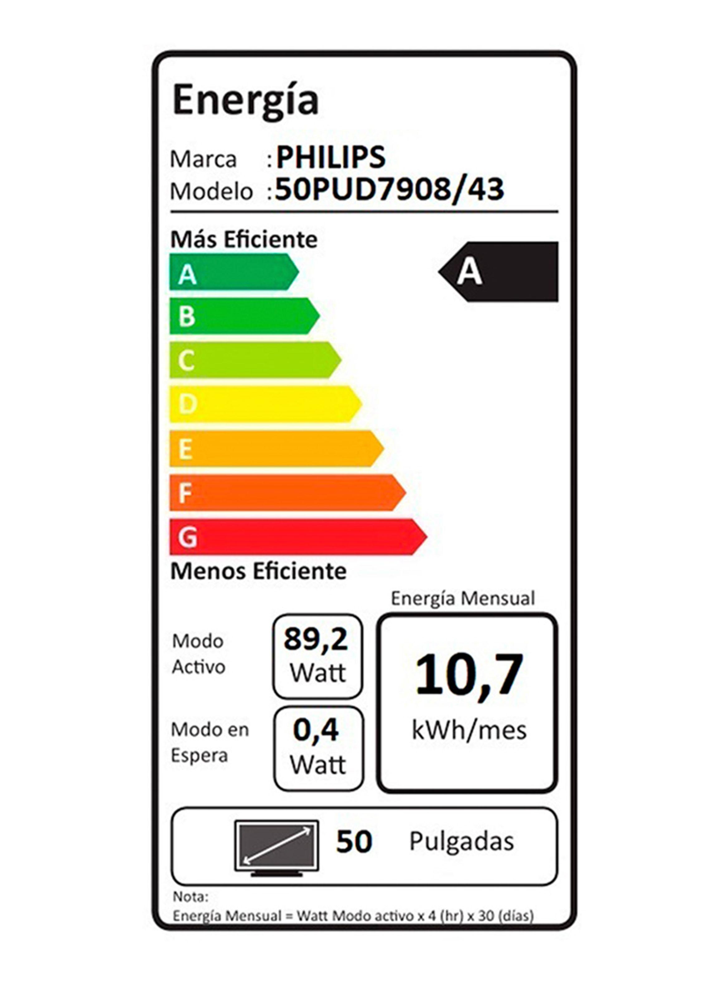 LED Smart TV 50" UHD 4K 50PUD7908 Ambilight TV-9