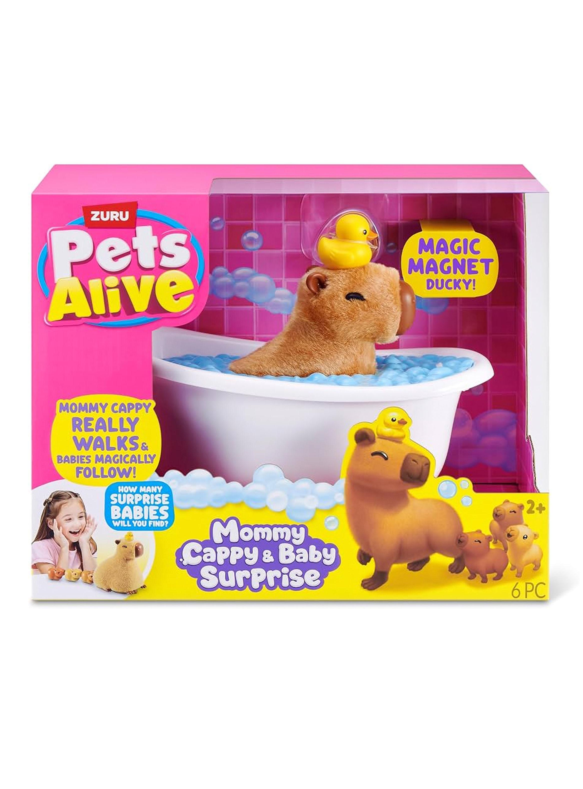 Set de Animales Mamá Capibara y Bebé Sorpresa-0