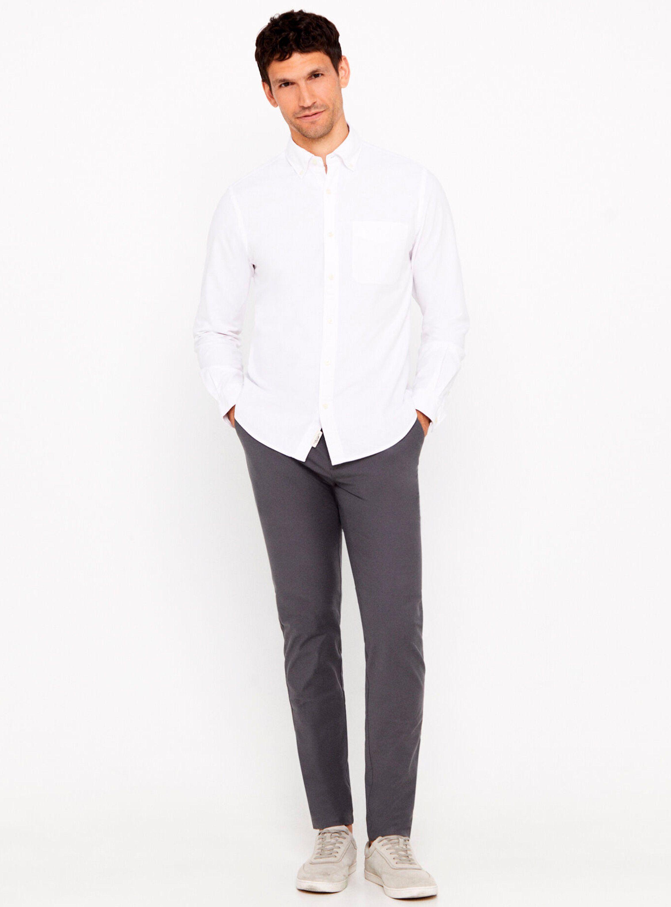 Camisa Oxford Liso-4